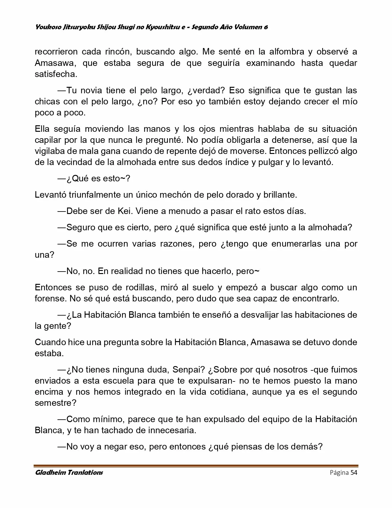 Página 54 del Manga