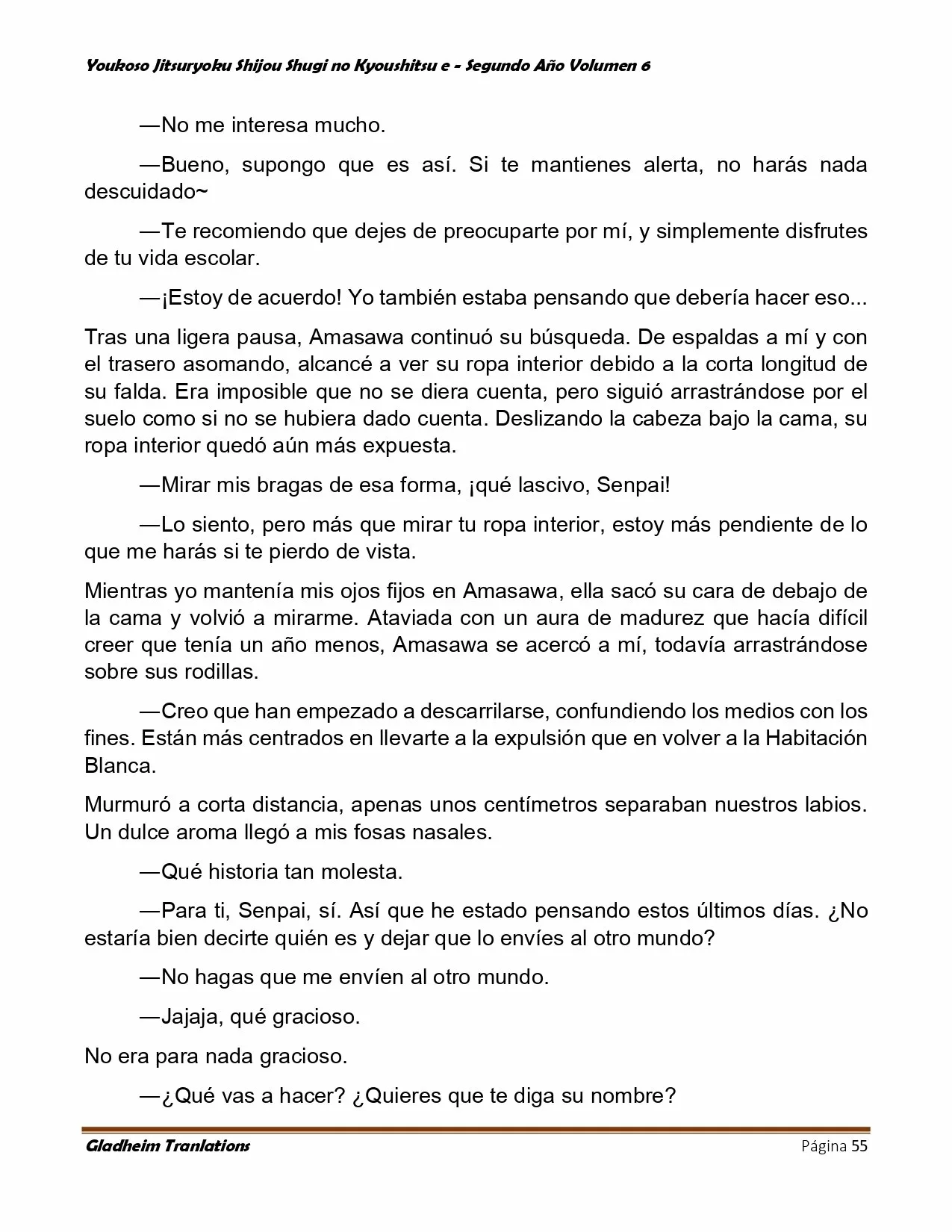 Página 55 del Manga