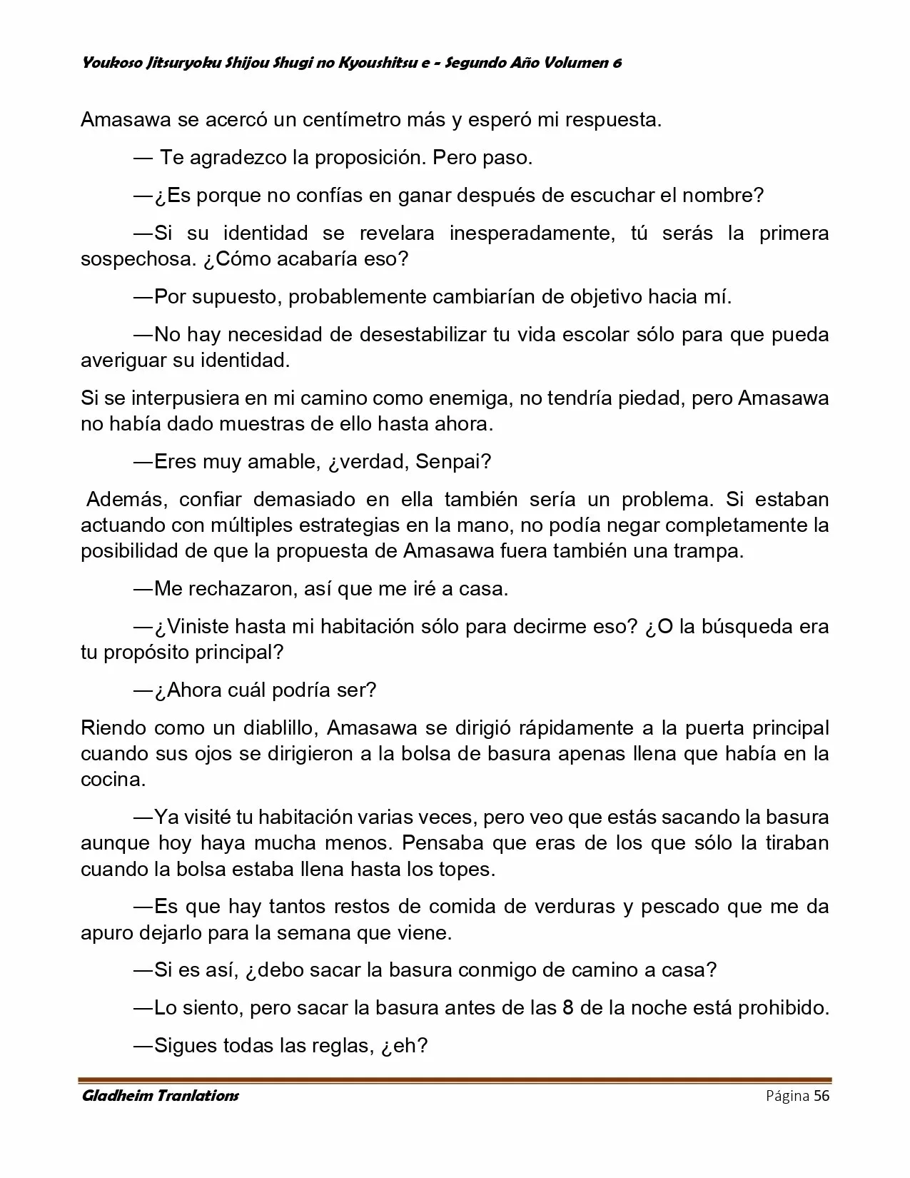 Página 56 del Manga