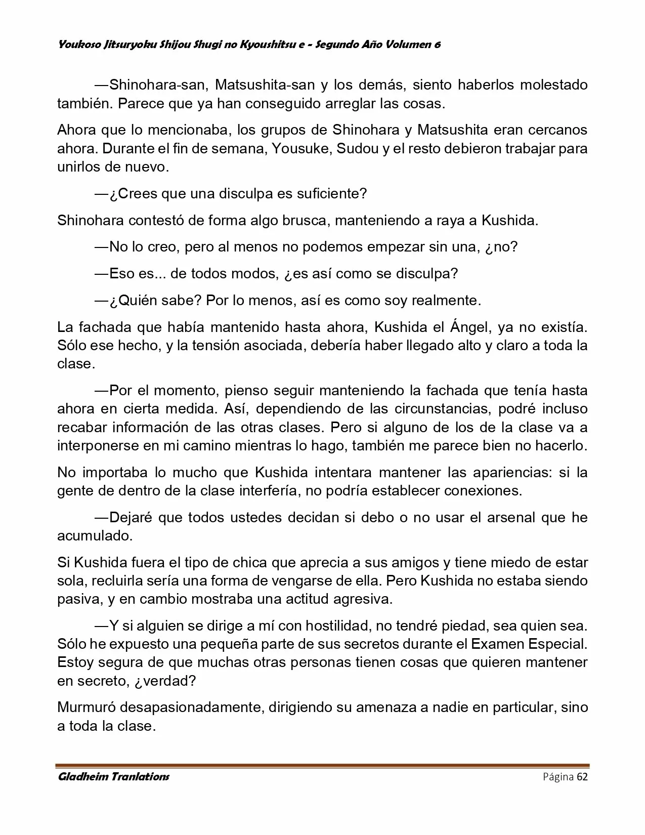 Página 62 del Manga