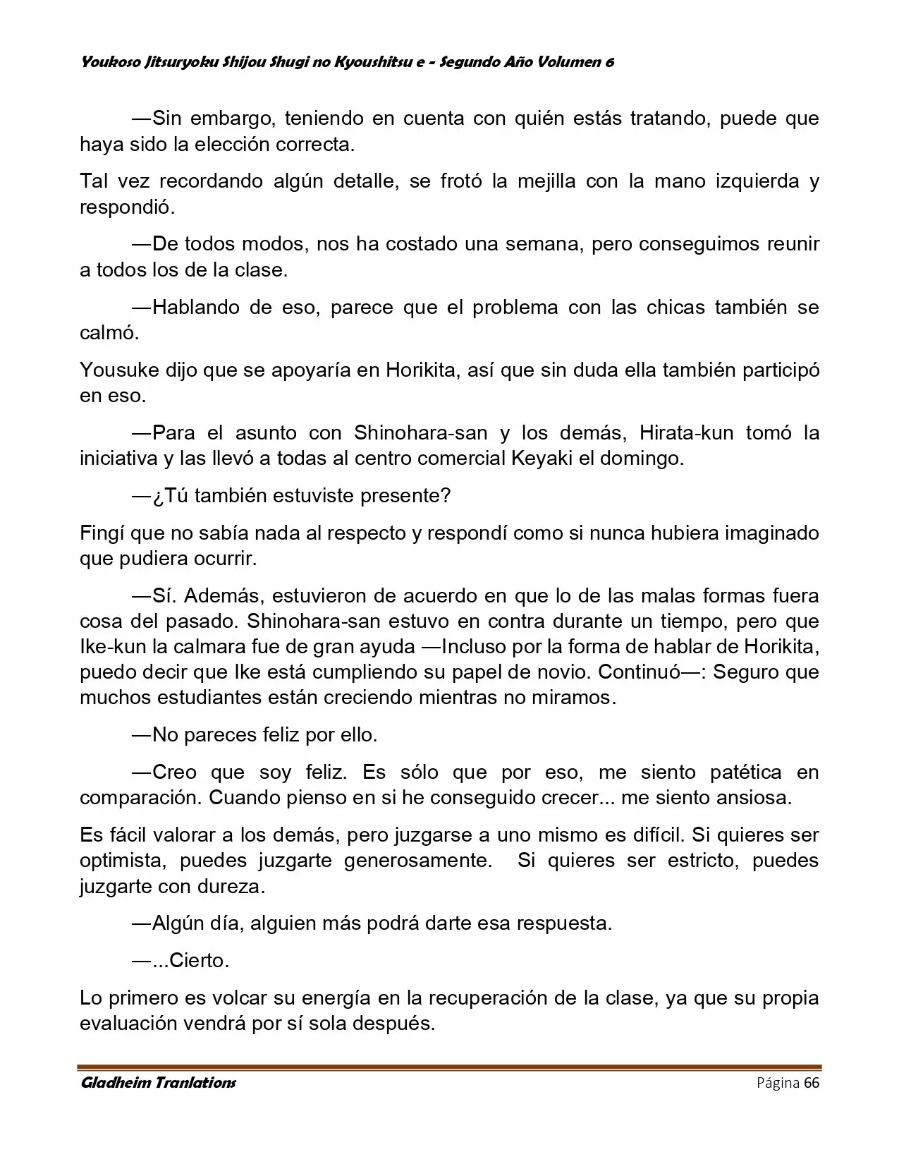 Página 66 del Manga