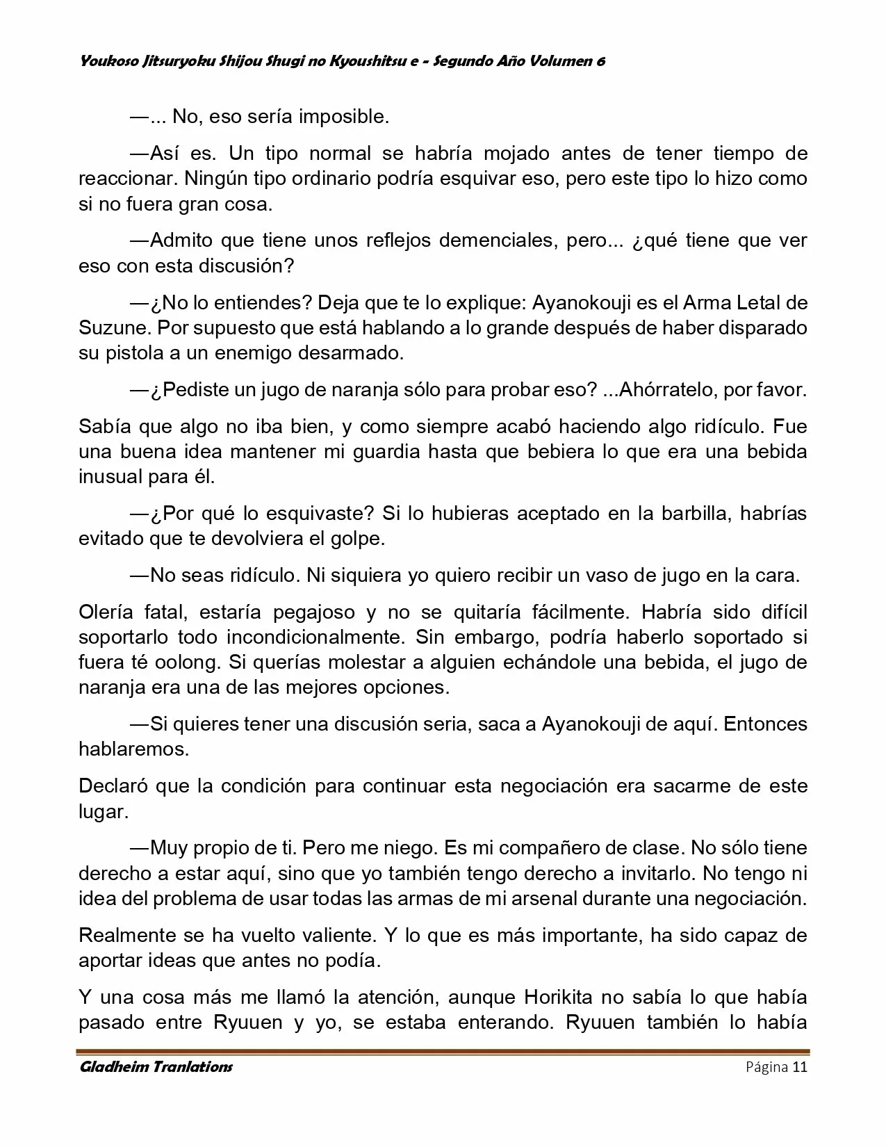 Página 11 del Manga