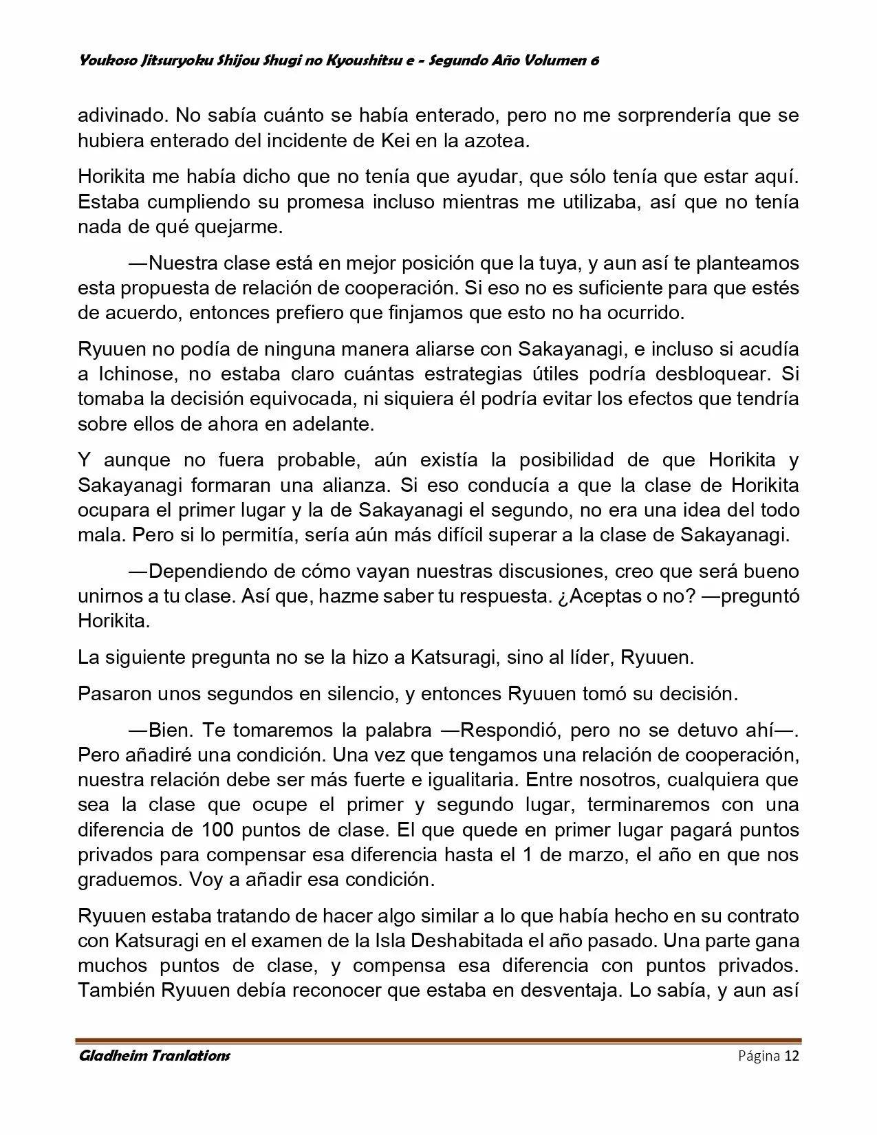 Página 12 del Manga