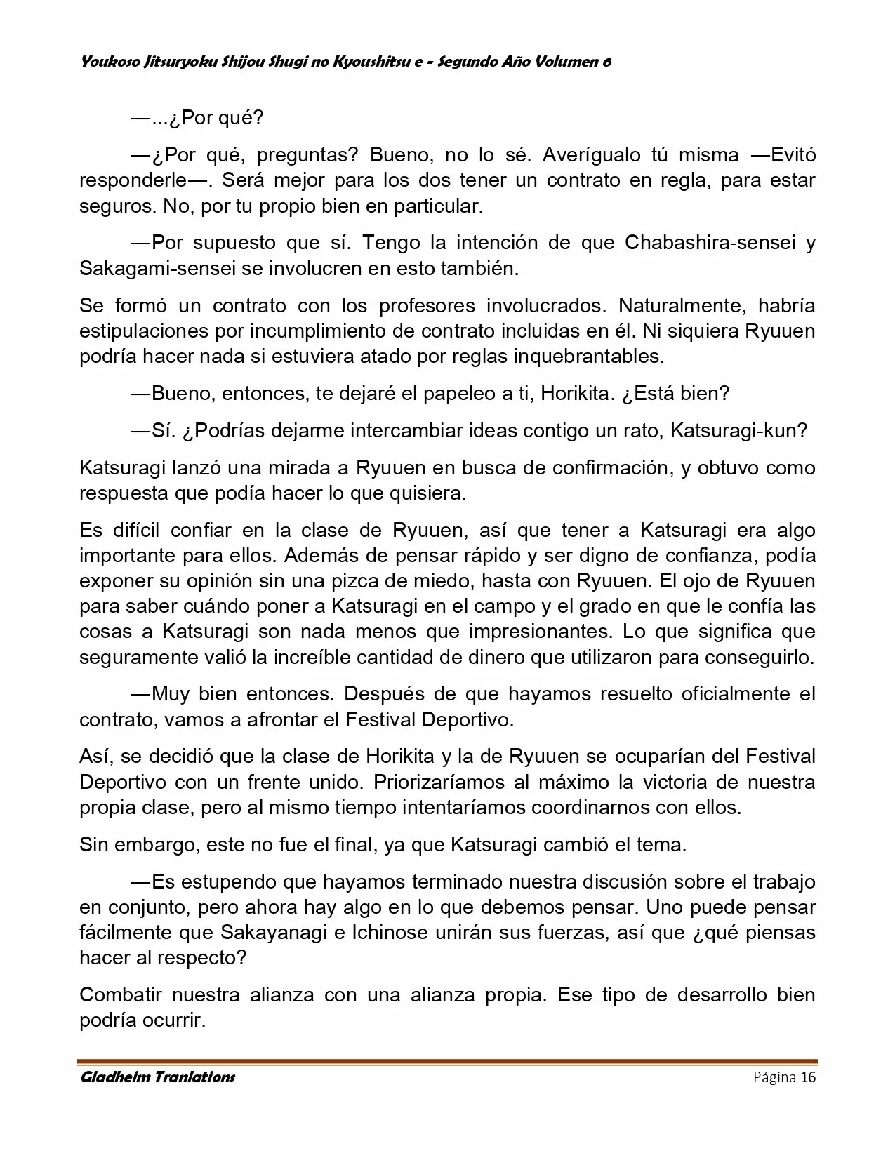 Página 16 del Manga