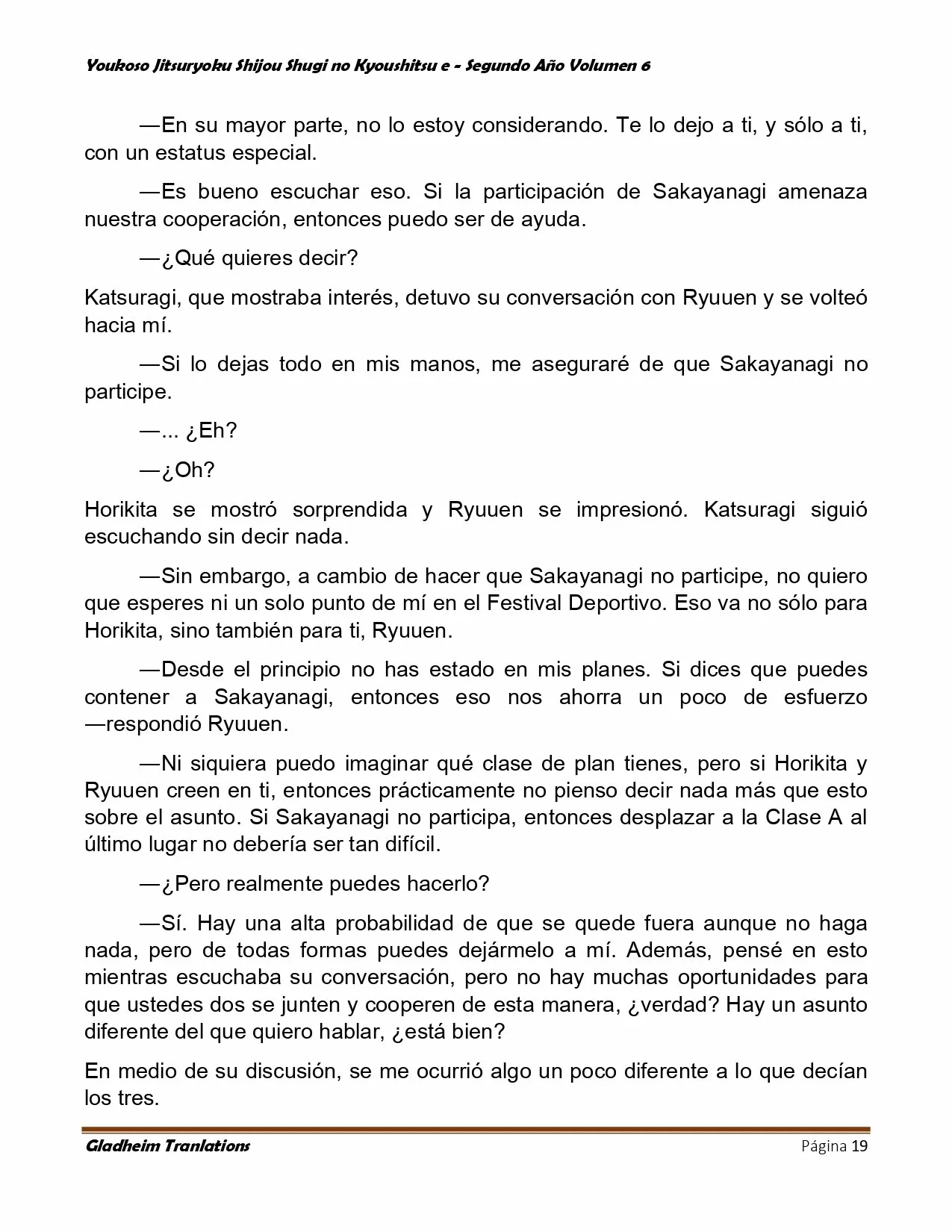 Página 19 del Manga
