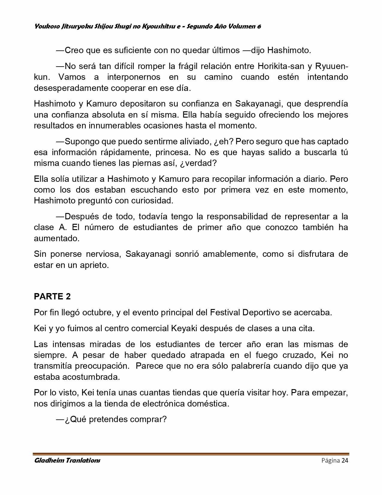 Página 24 del Manga