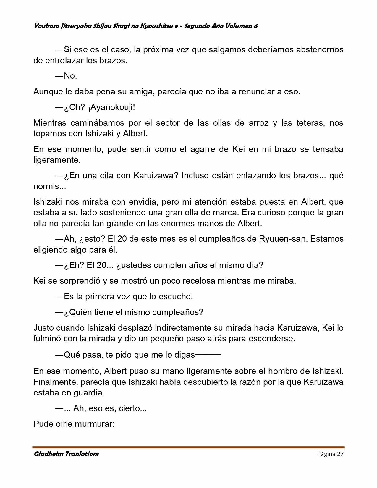 Página 27 del Manga