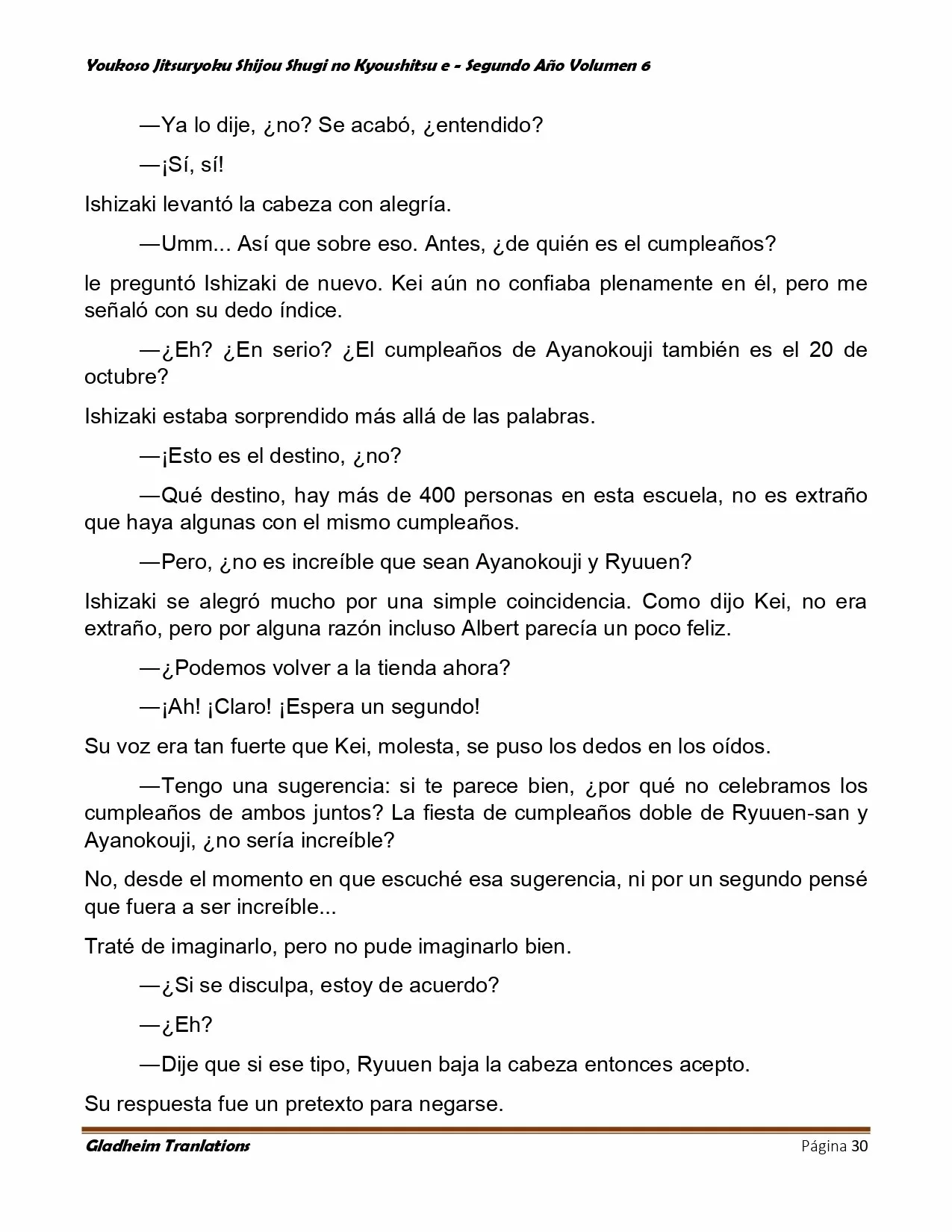 Página 30 del Manga