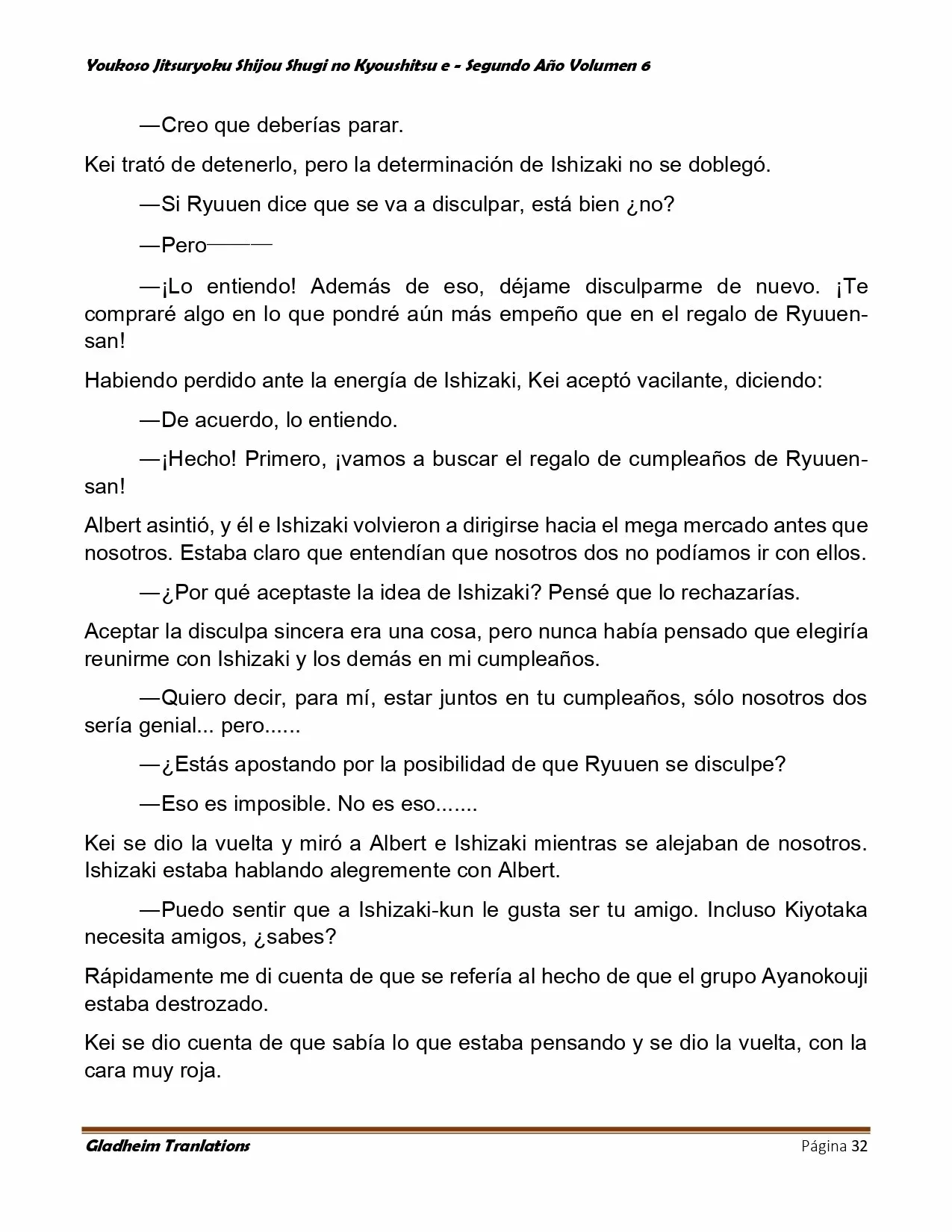 Página 32 del Manga