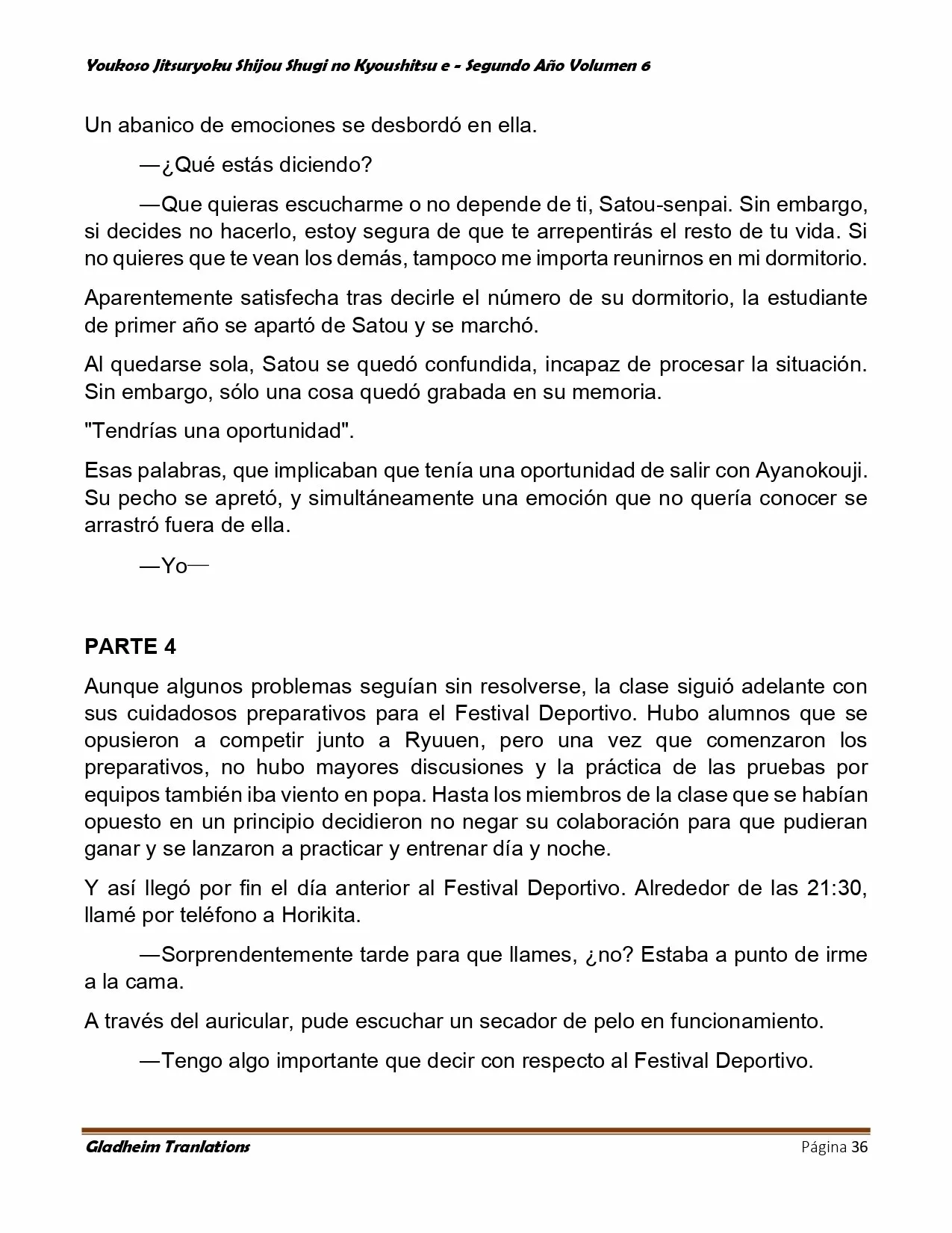 Página 36 del Manga