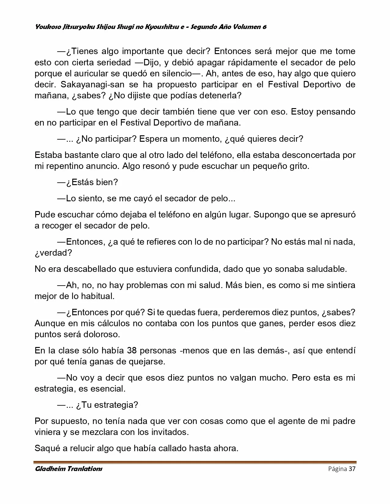 Página 37 del Manga