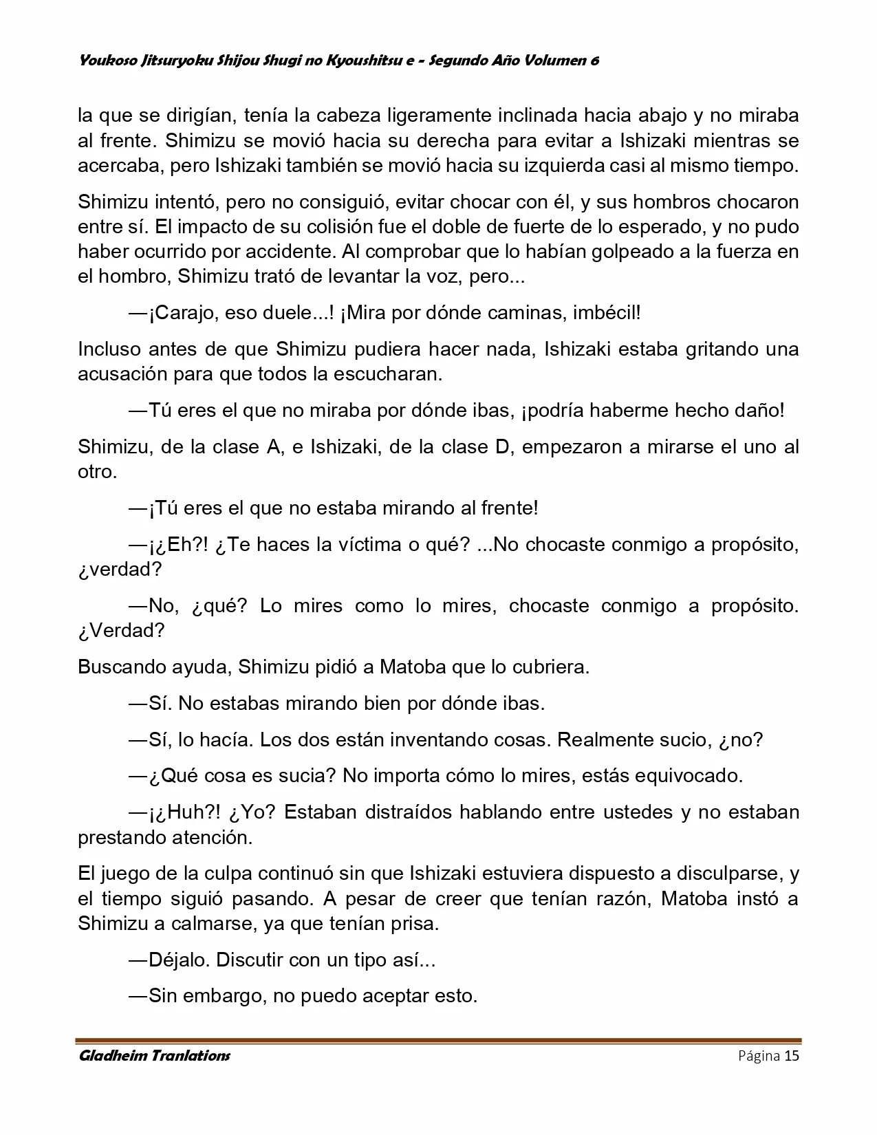 Página 15 del Manga