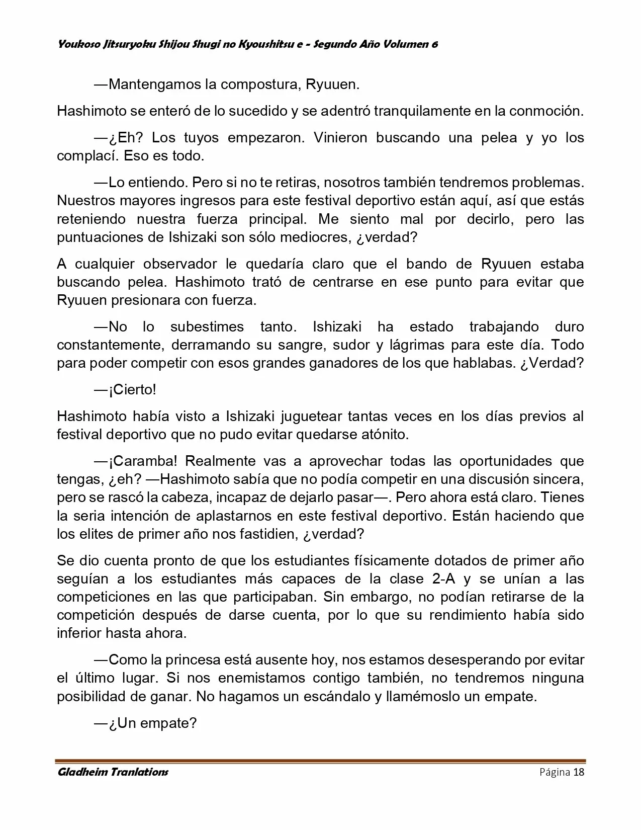 Página 18 del Manga