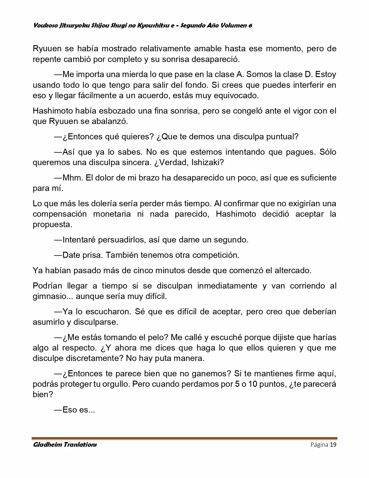 Página 19 del Manga