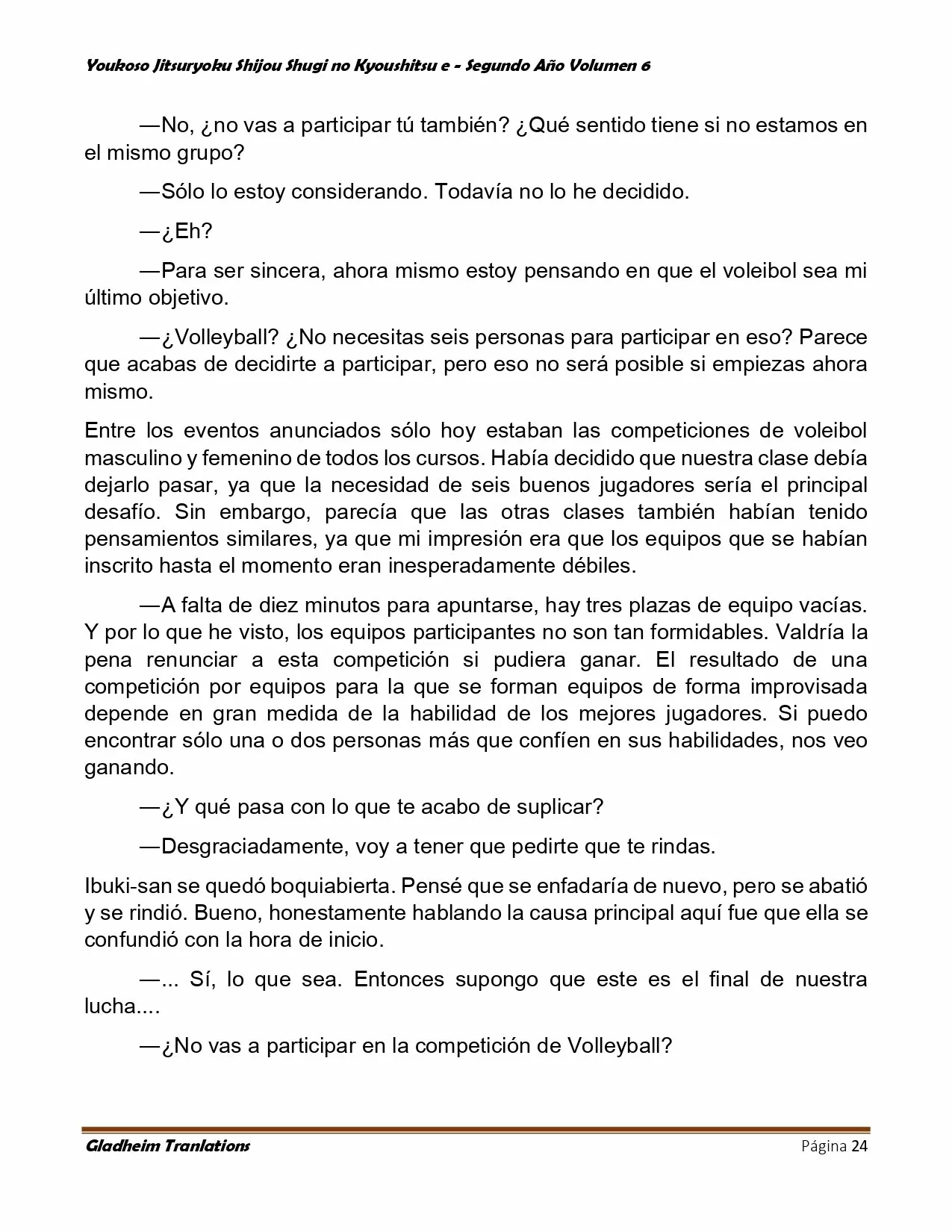 Página 24 del Manga