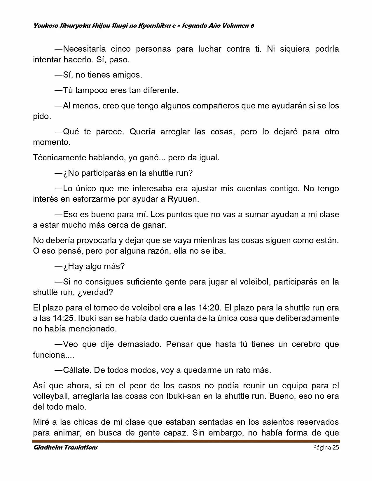 Página 25 del Manga