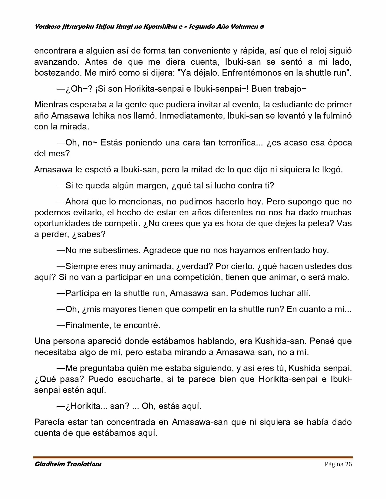 Página 26 del Manga