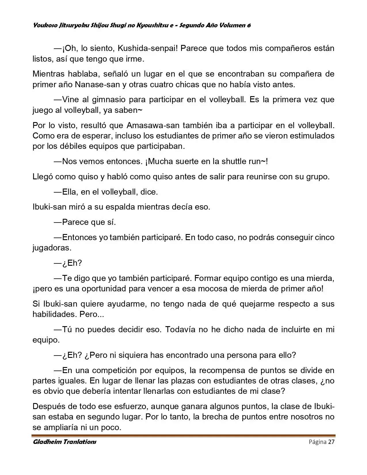 Página 27 del Manga