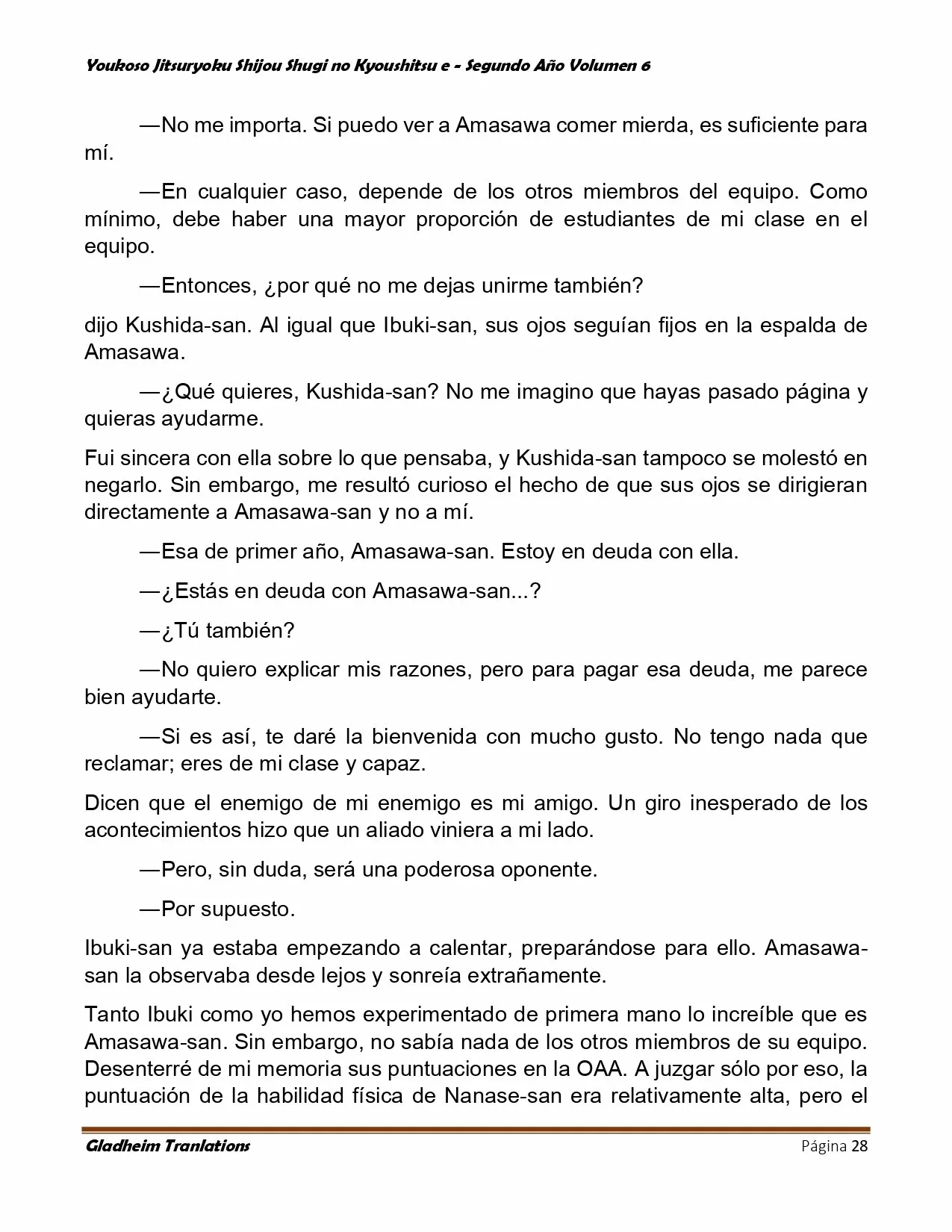 Página 28 del Manga