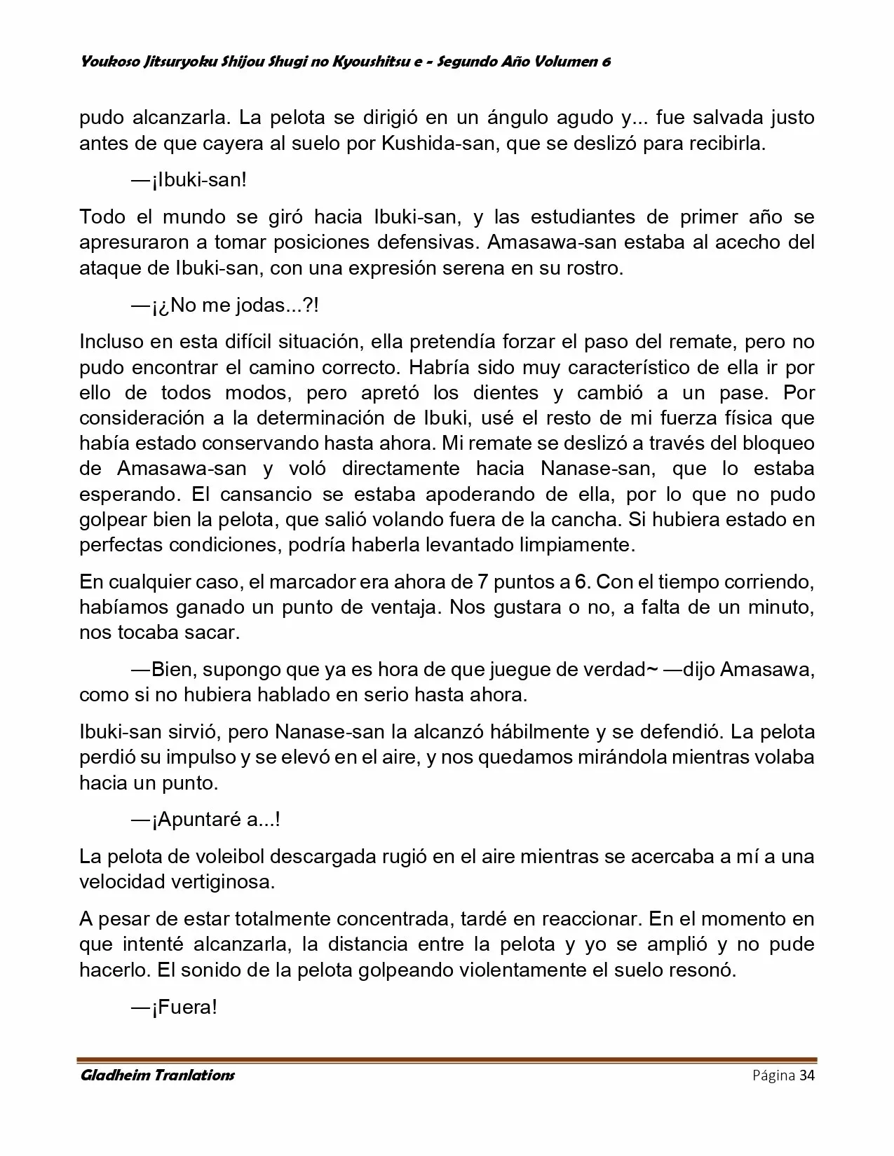 Página 34 del Manga