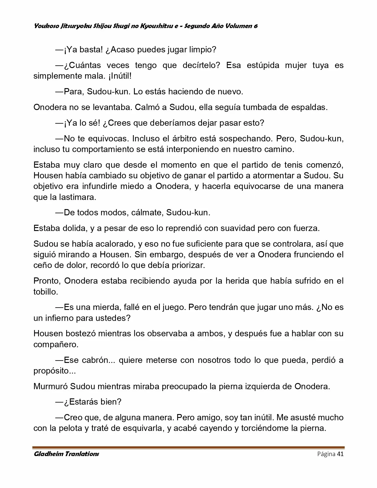 Página 41 del Manga