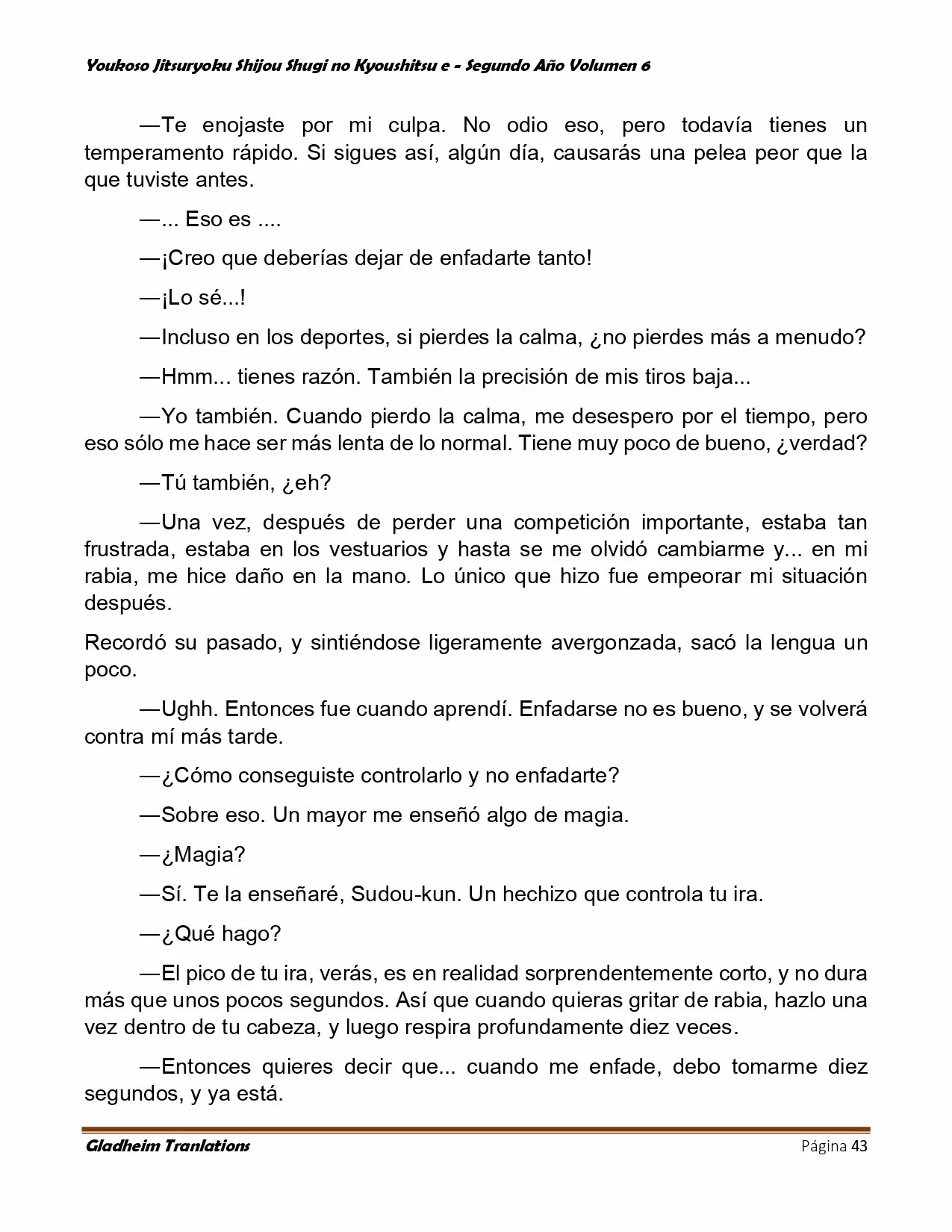 Página 43 del Manga