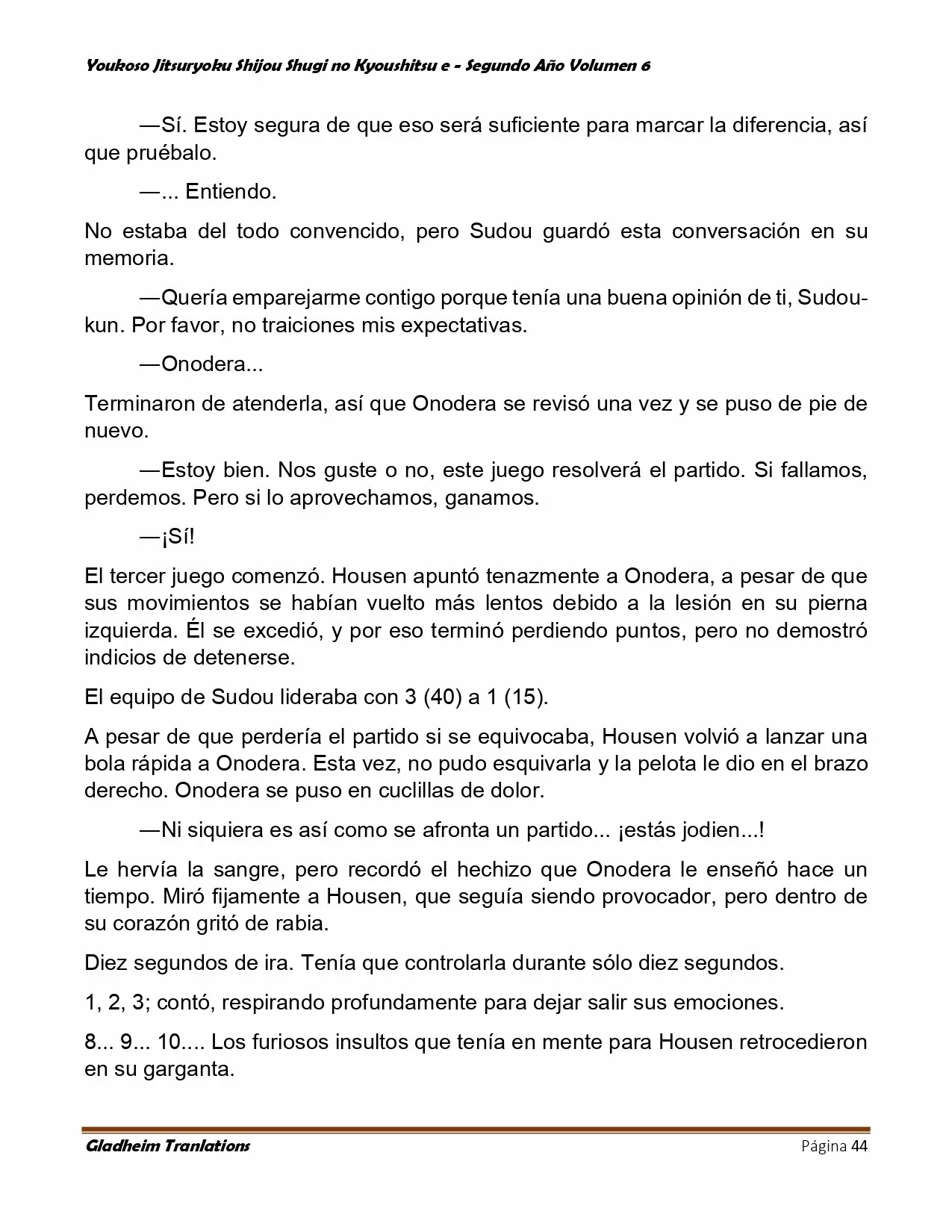 Página 44 del Manga
