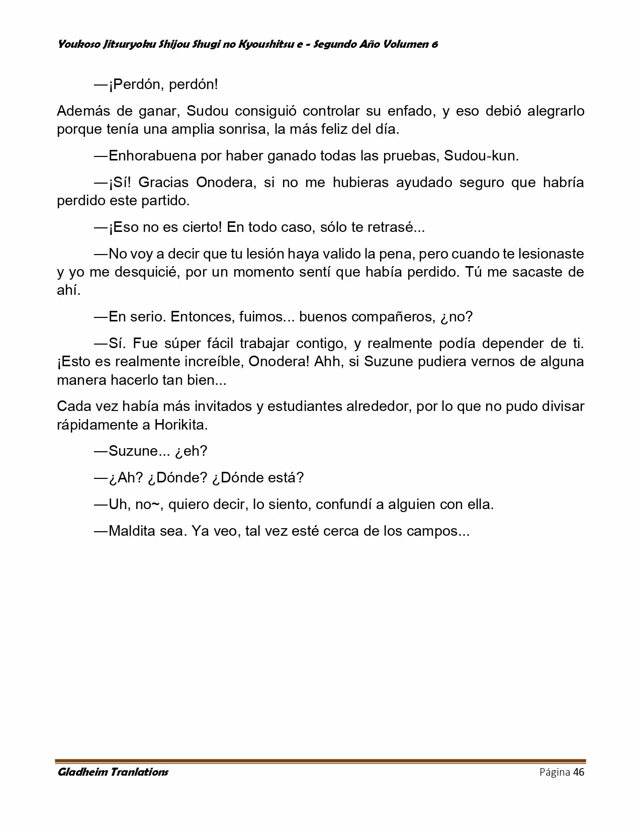 Página 46 del Manga