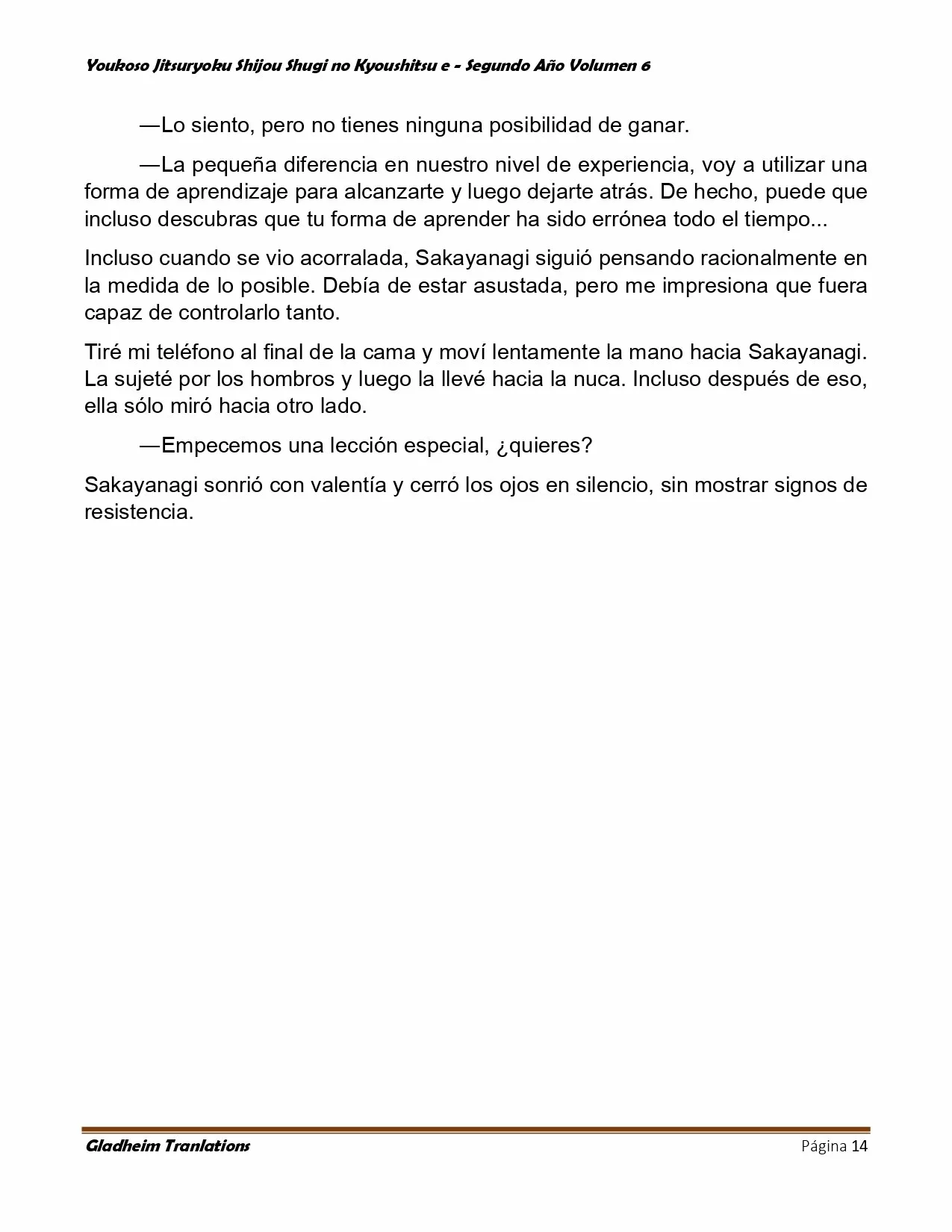 Página 14 del Manga