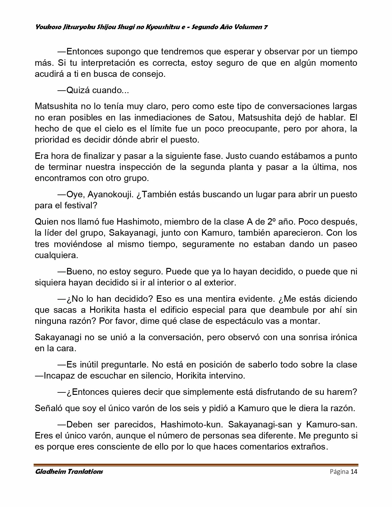 Página 14 del Manga