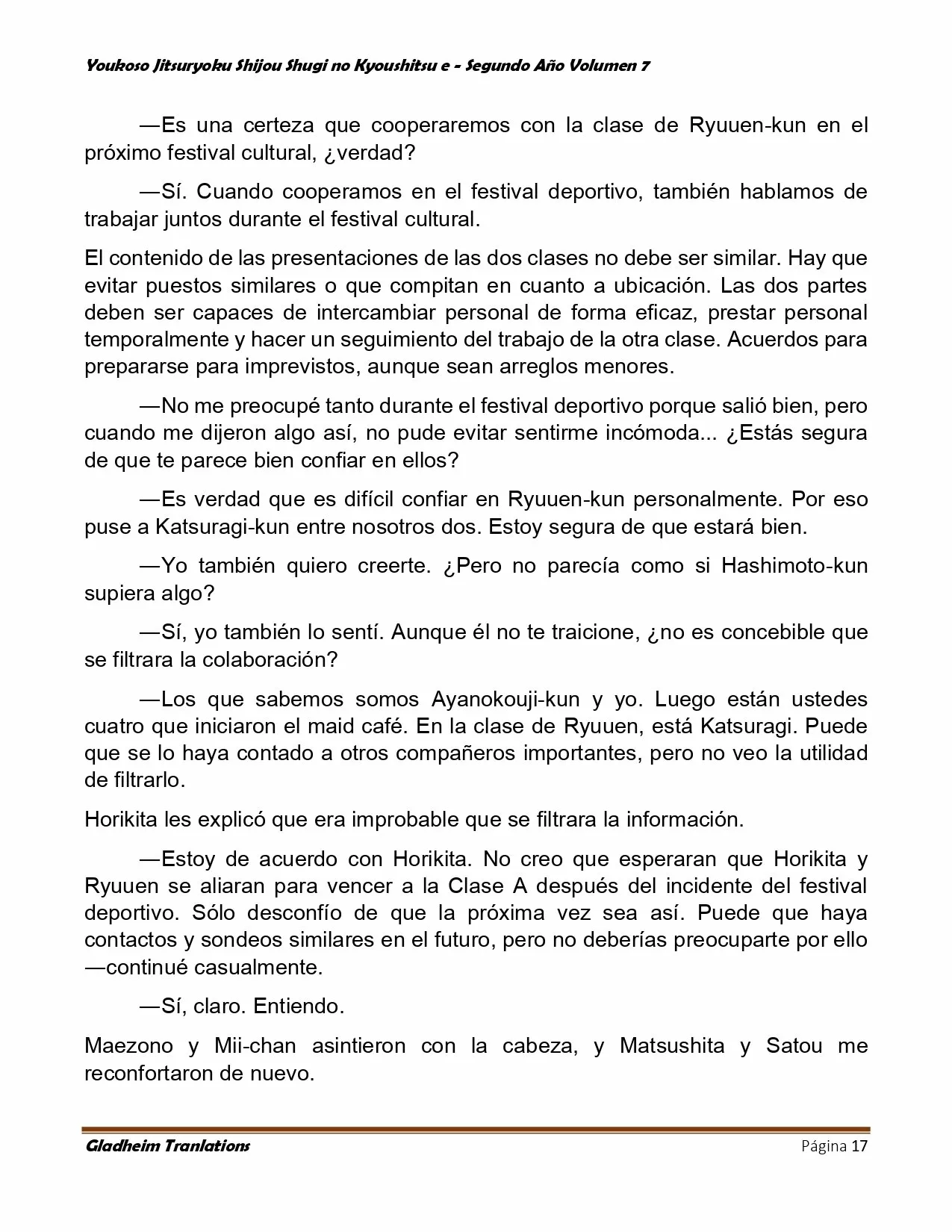 Página 17 del Manga