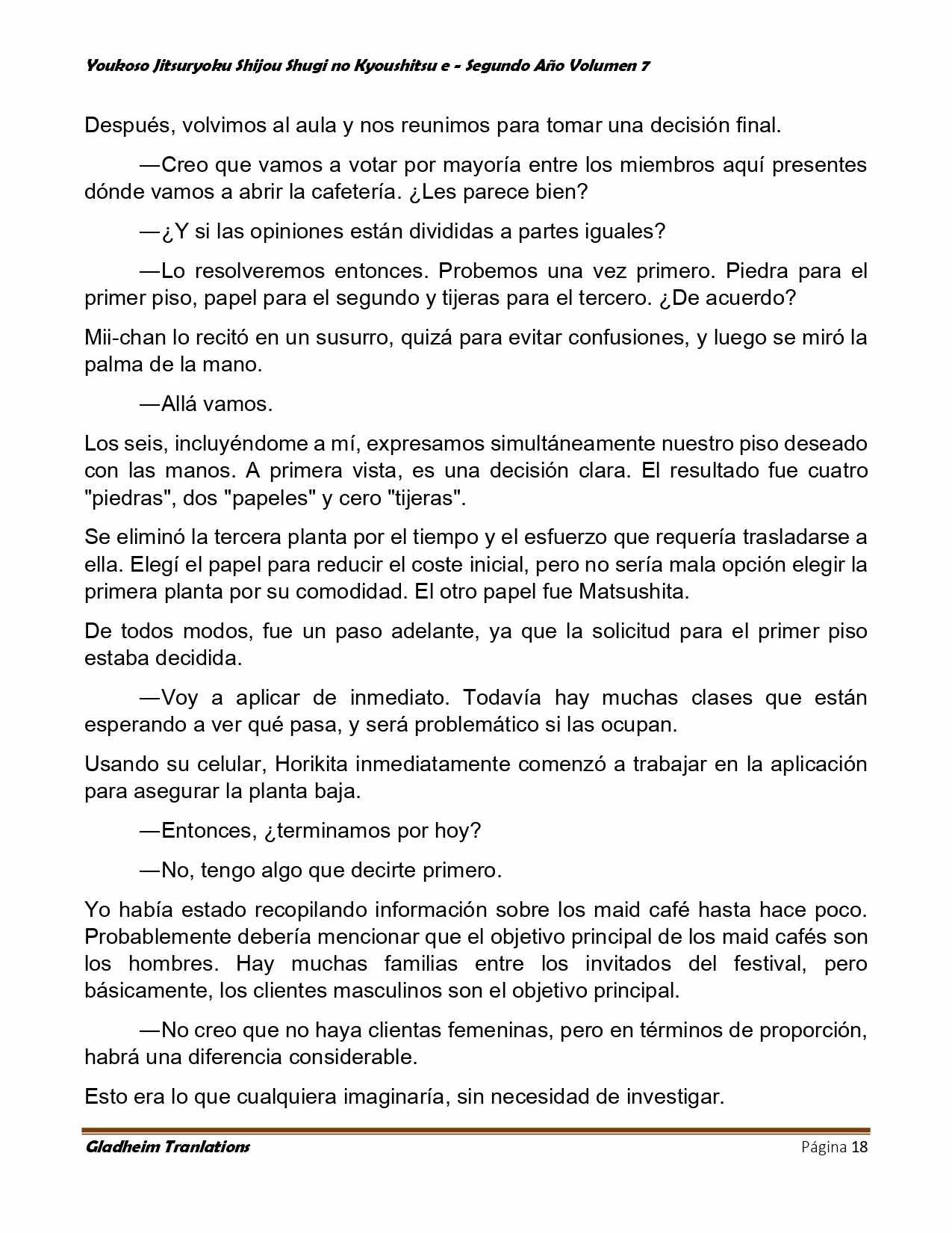 Página 18 del Manga