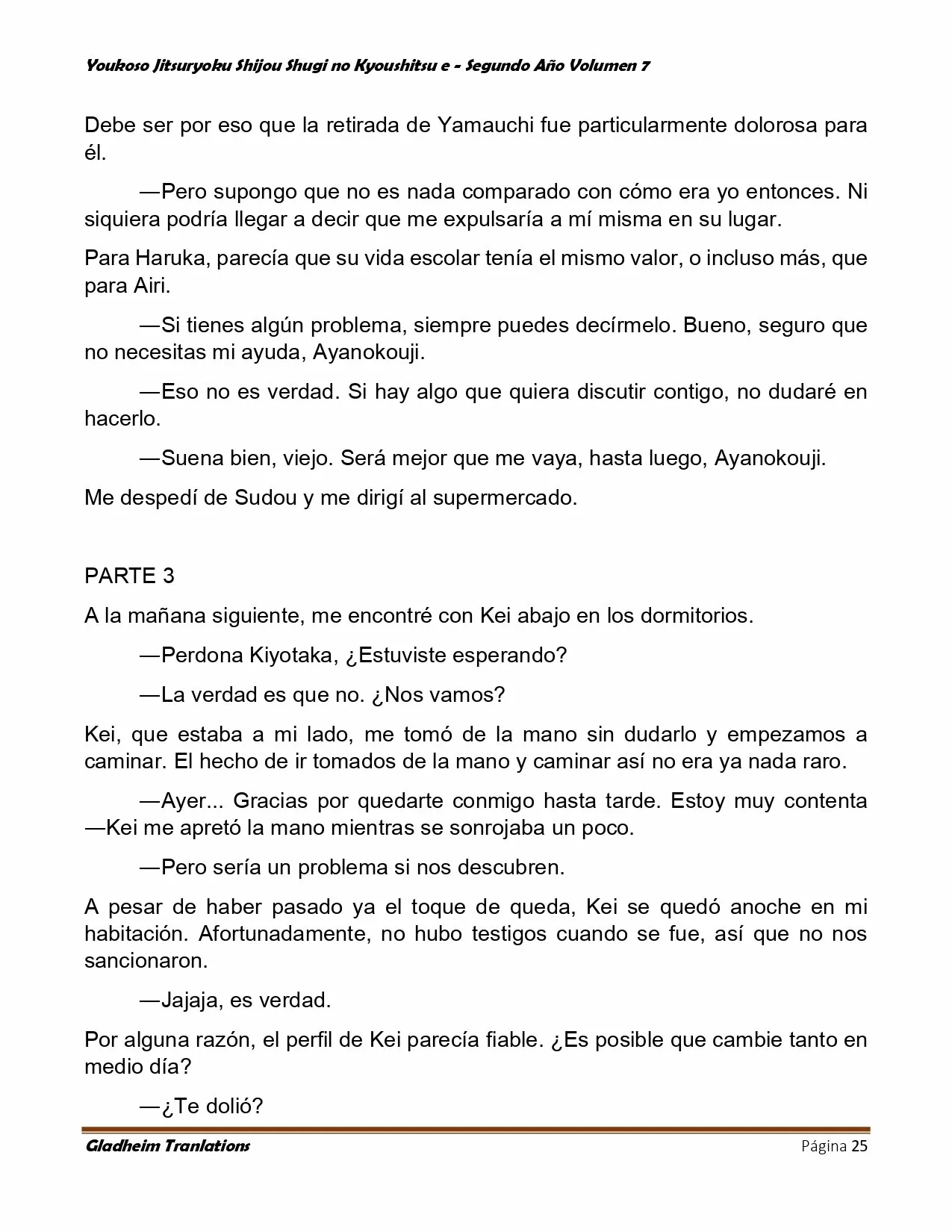 Página 25 del Manga