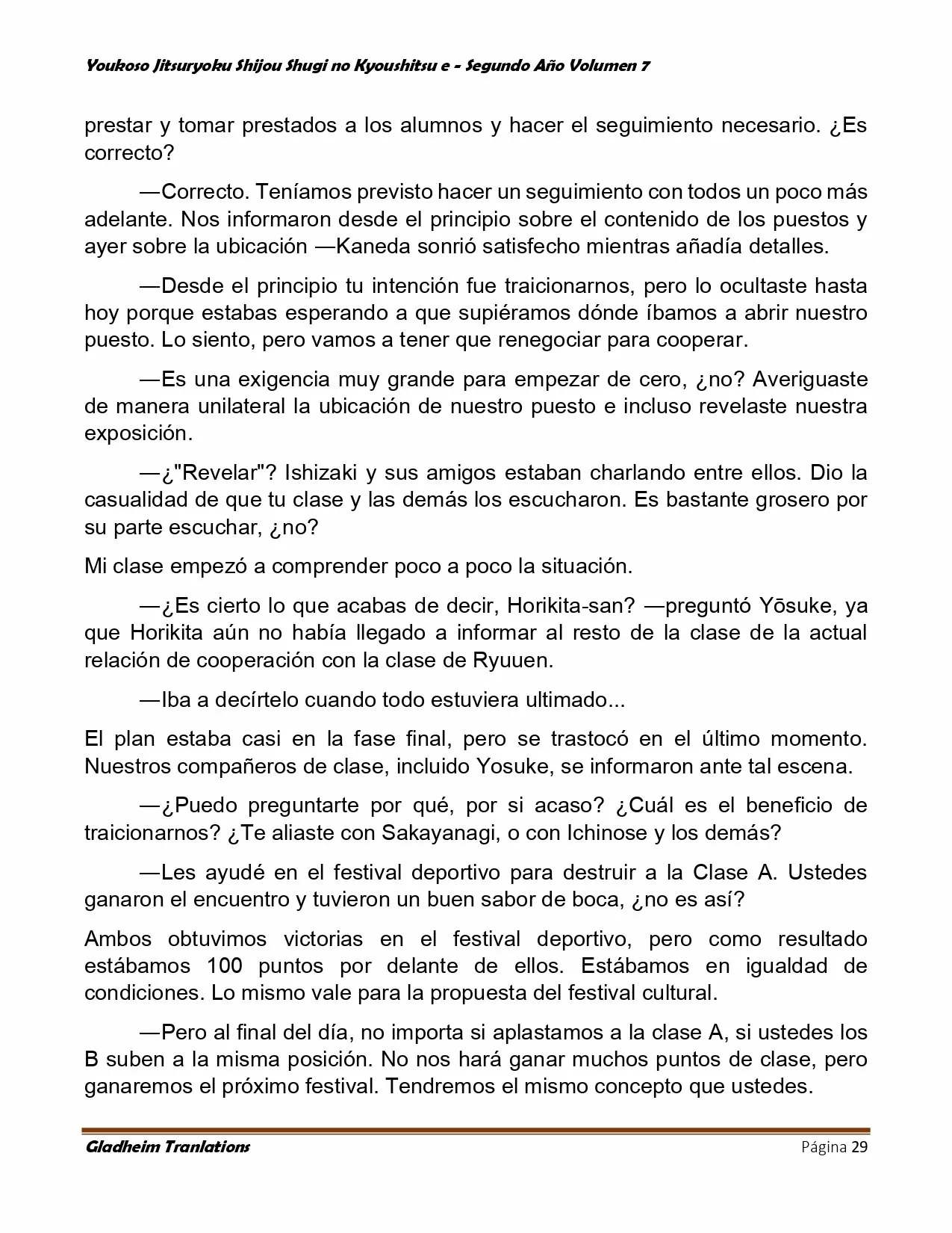 Página 29 del Manga