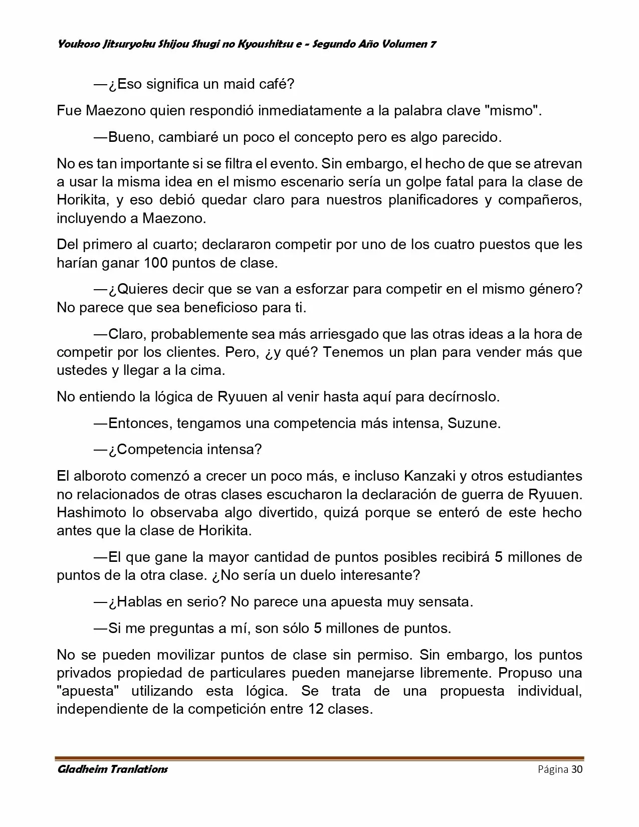 Página 30 del Manga