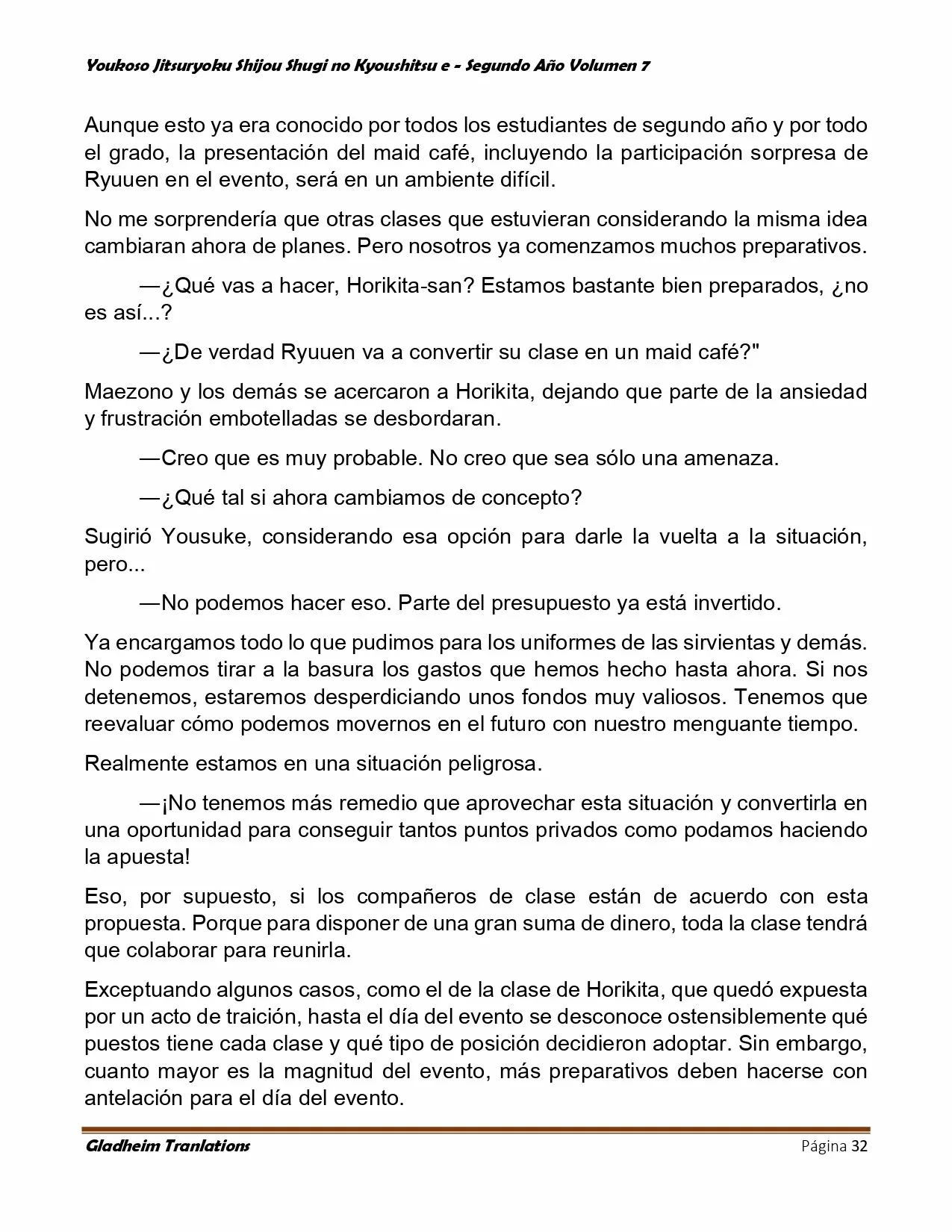 Página 32 del Manga