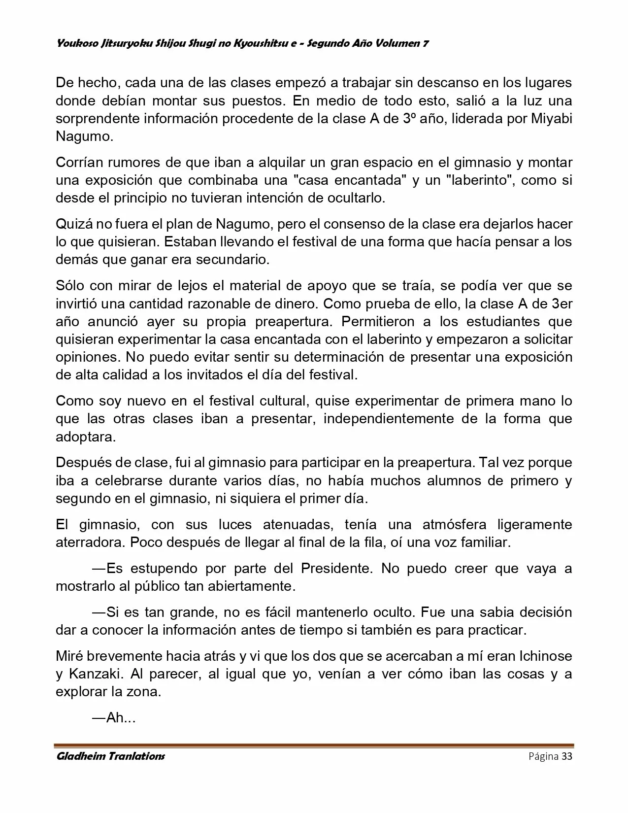 Página 33 del Manga