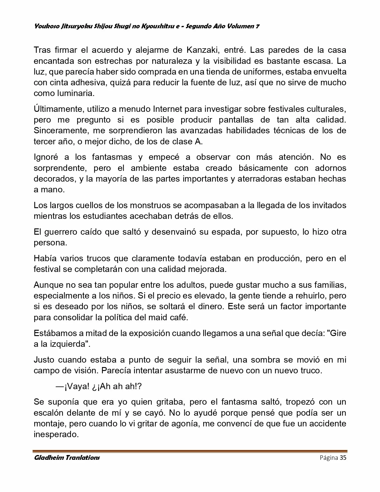 Página 35 del Manga