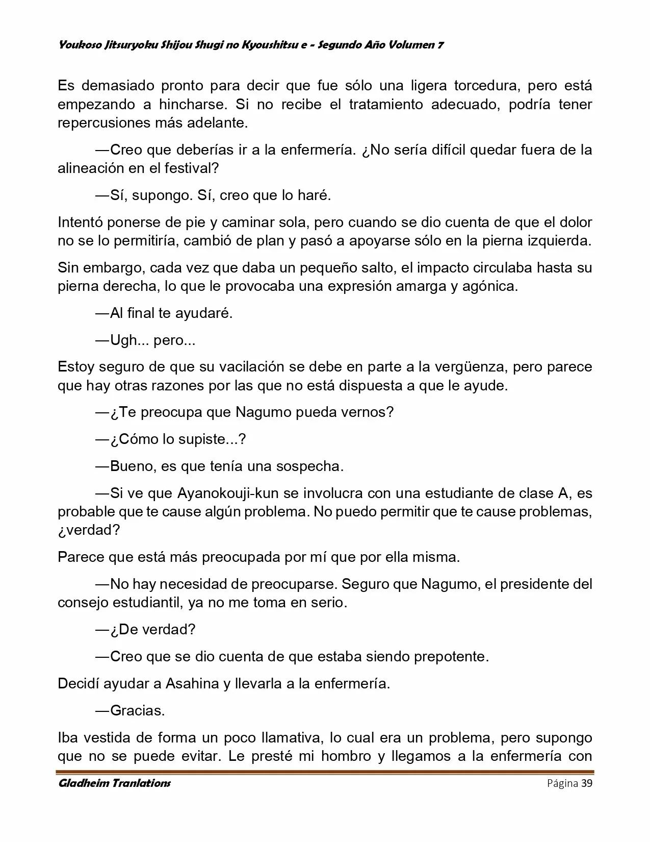 Página 39 del Manga