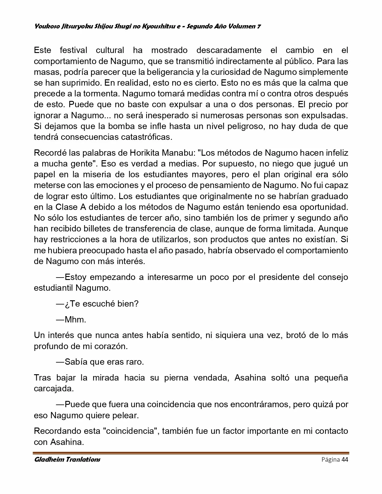 Página 44 del Manga