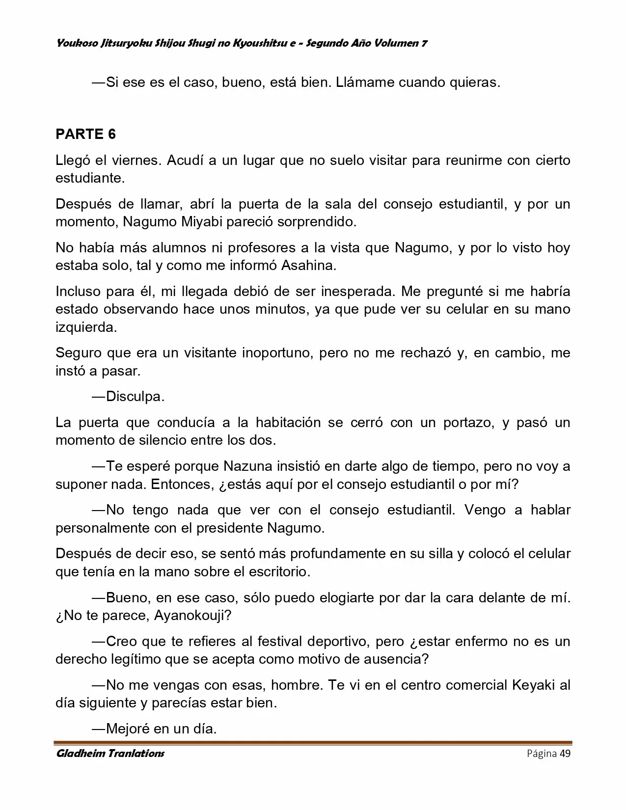 Página 49 del Manga