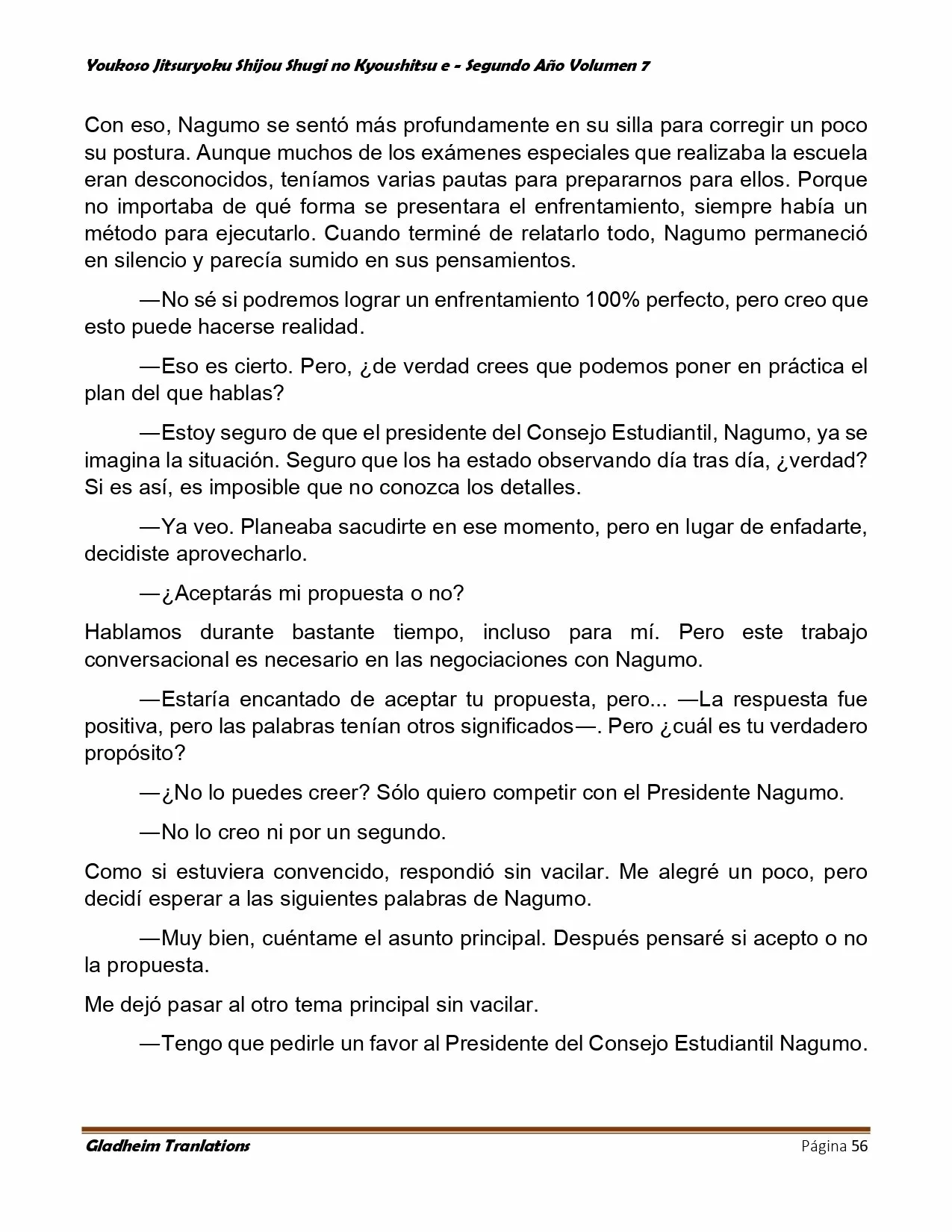 Página 56 del Manga