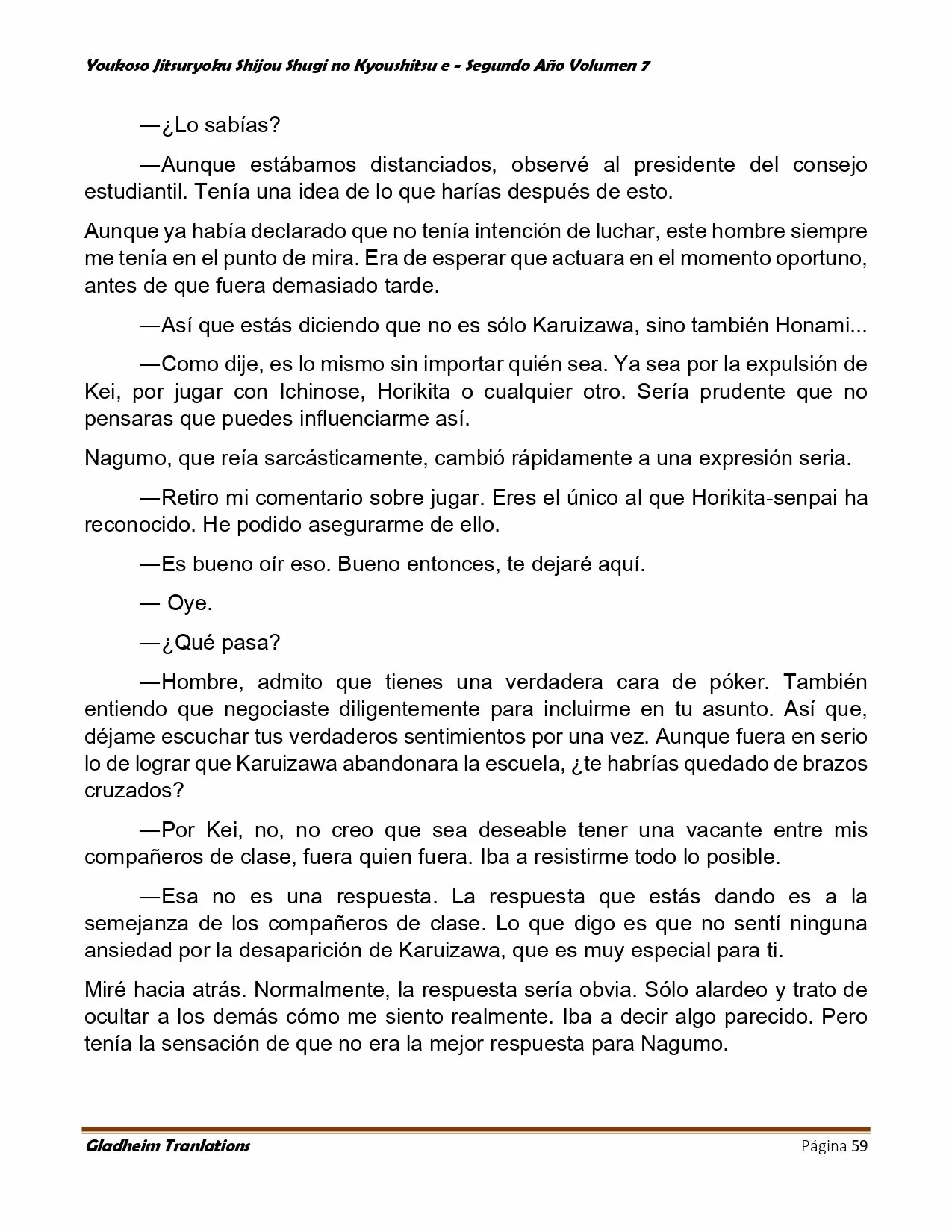 Página 59 del Manga