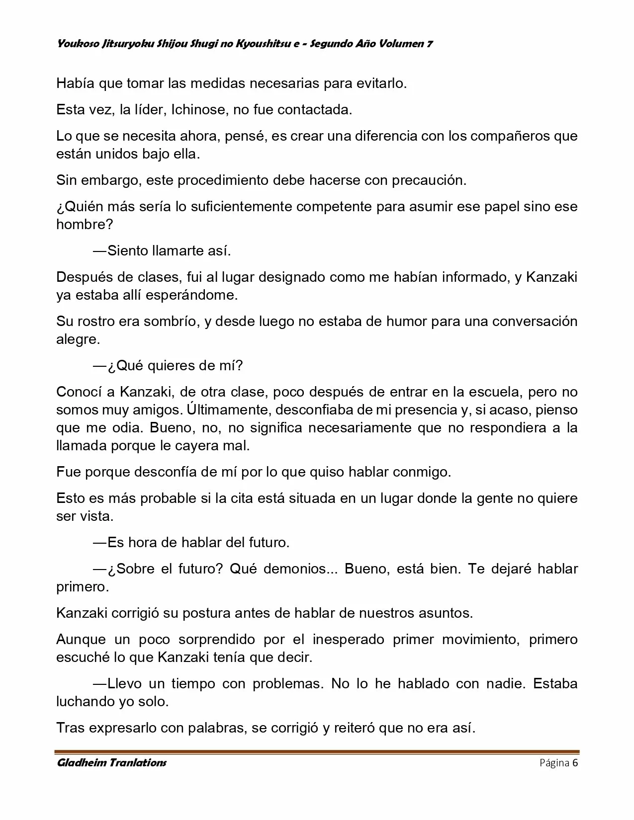 Página 6 del Manga