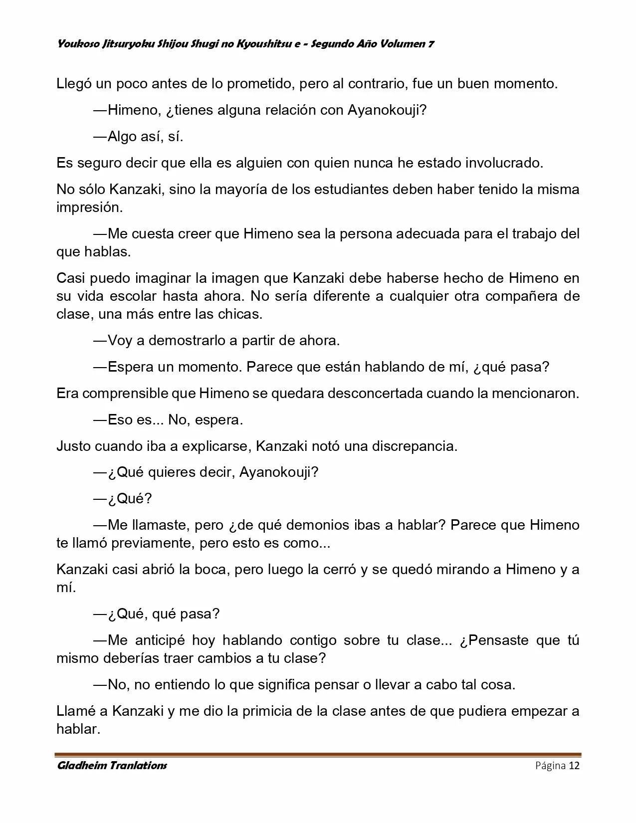 Página 12 del Manga