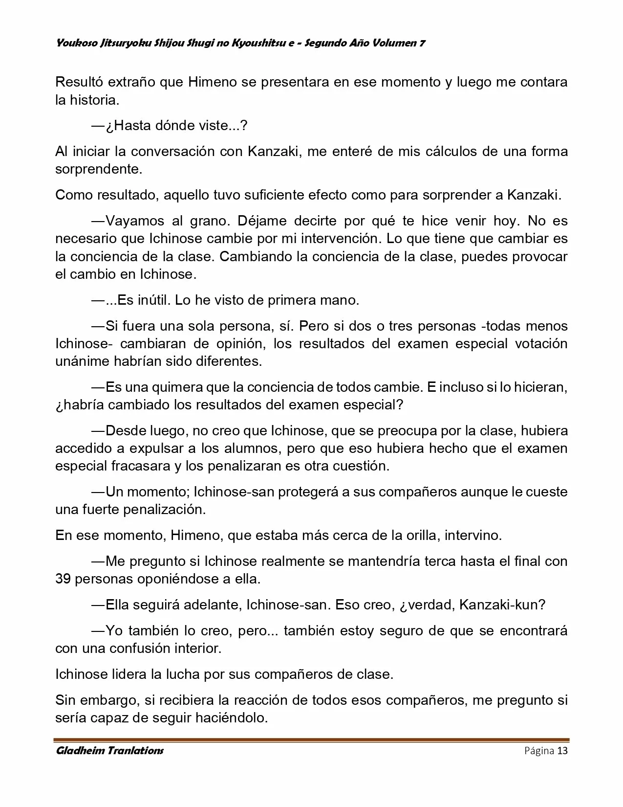 Página 13 del Manga