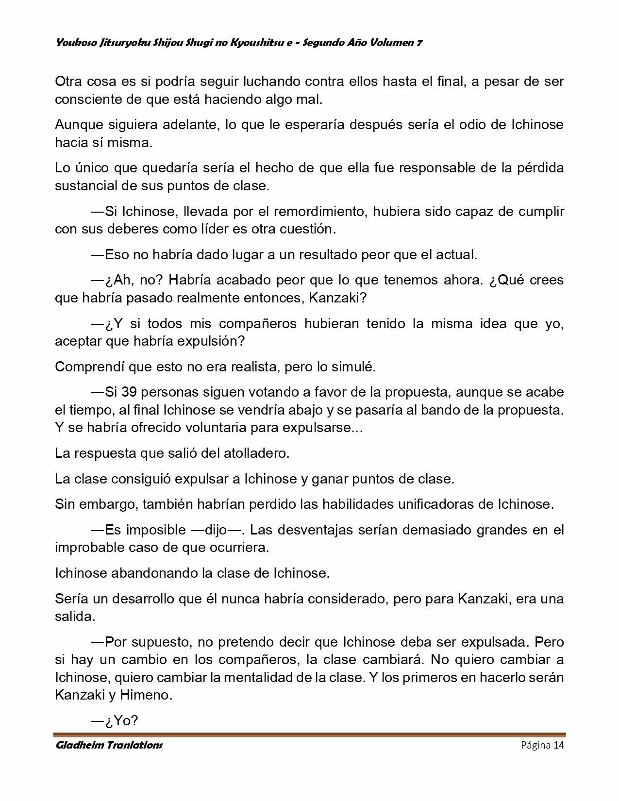 Página 14 del Manga