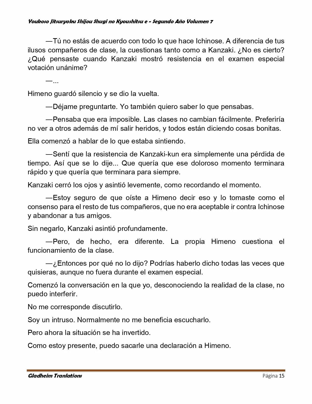 Página 15 del Manga