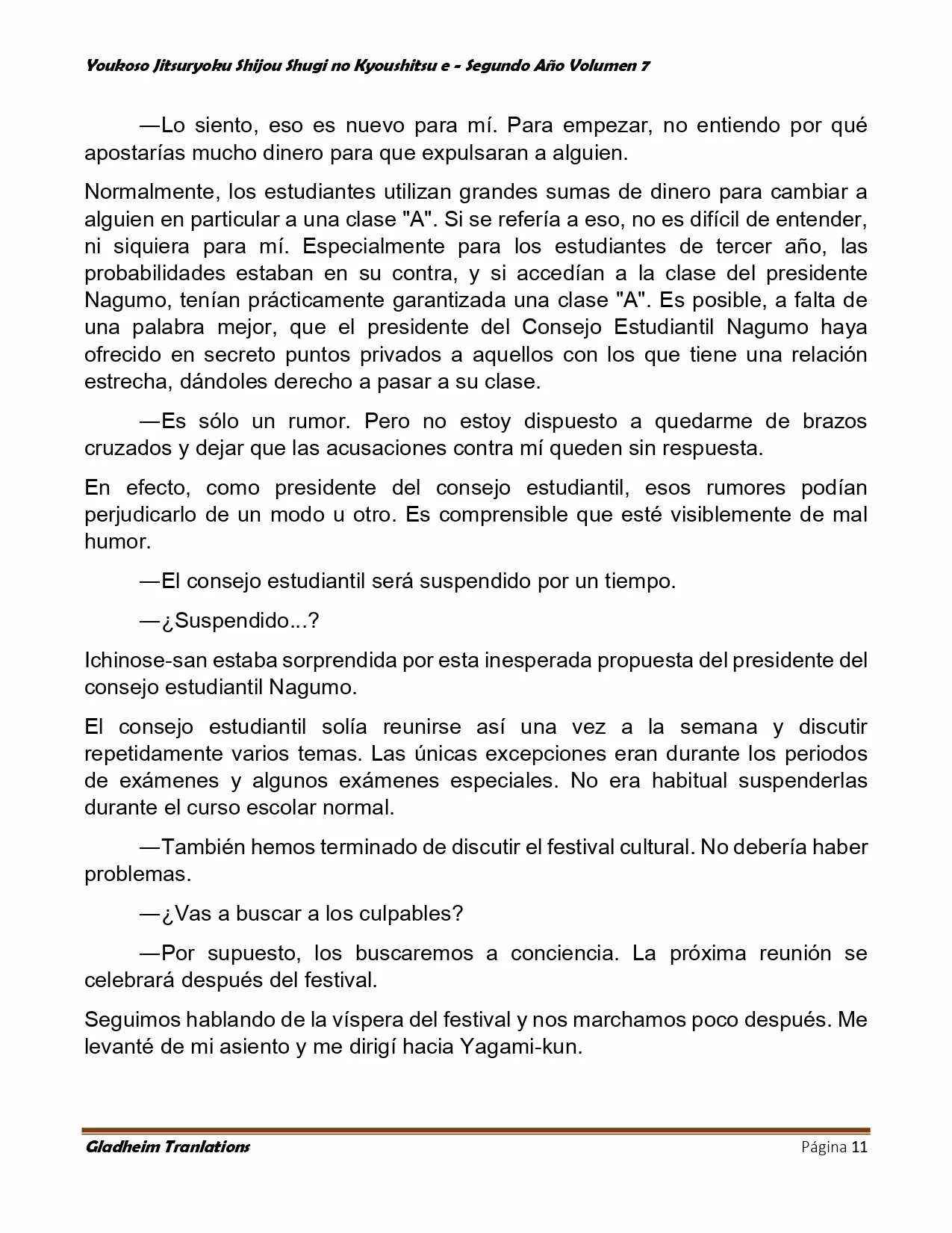 Página 11 del Manga