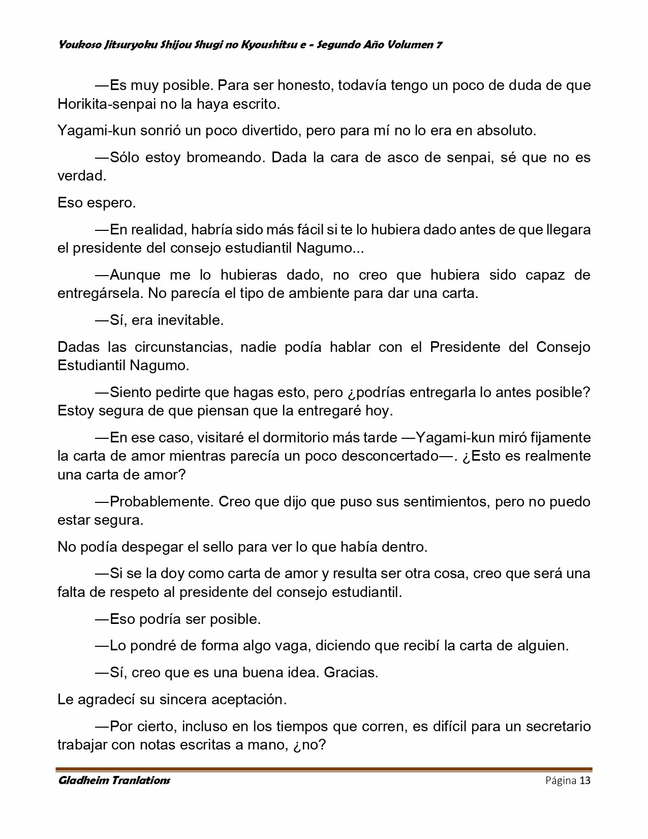 Página 13 del Manga